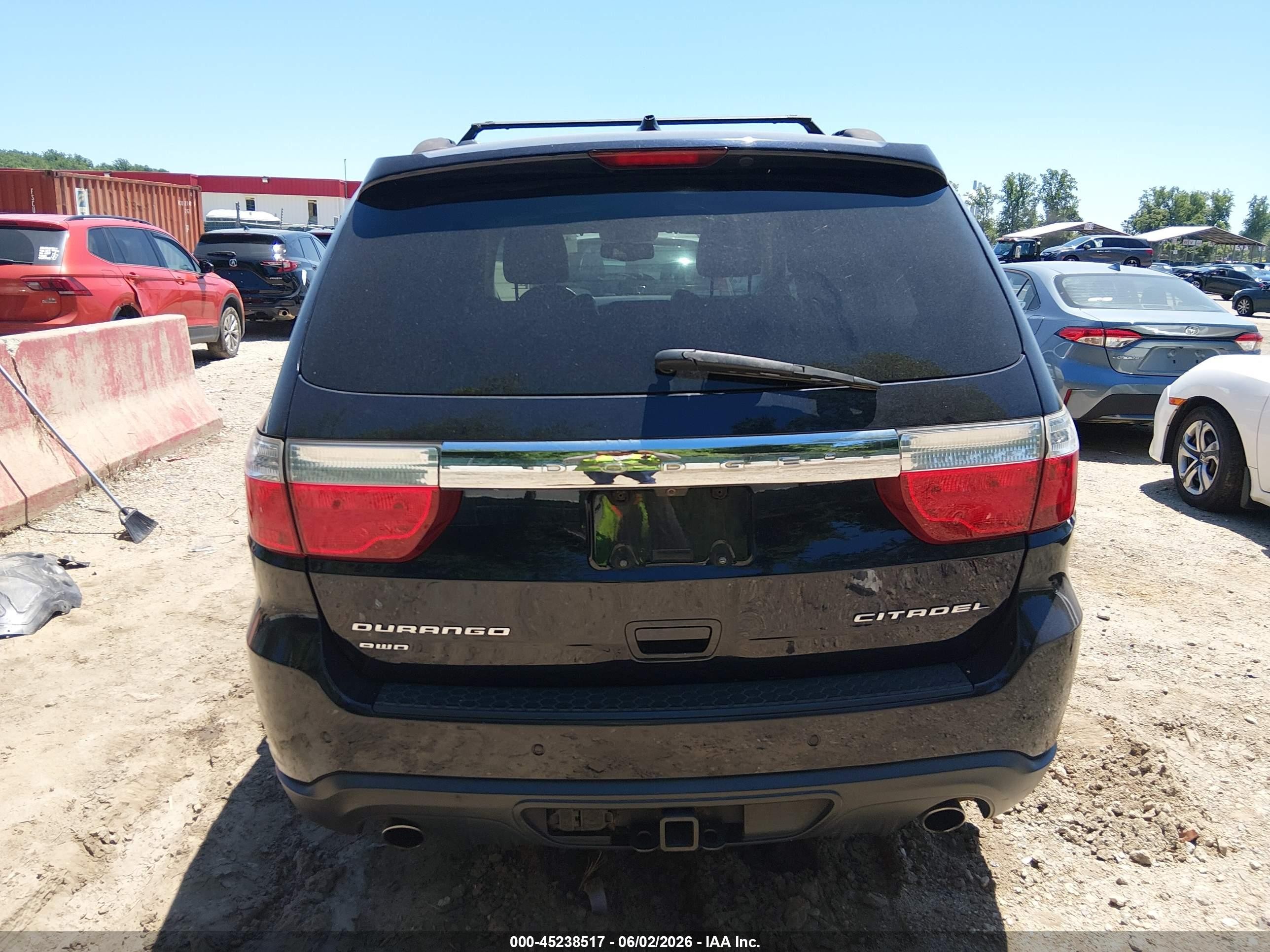 2011 Dodge Durango Citadel Синий vin: 1D4SE5GT1BC695651