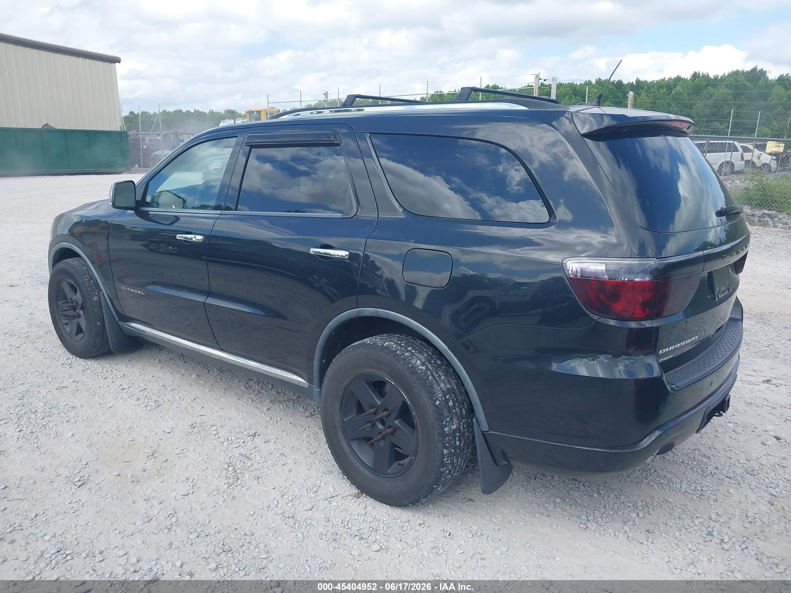 2011 Dodge Durango Citadel Black vin: 1D4SE5GT1BC699411