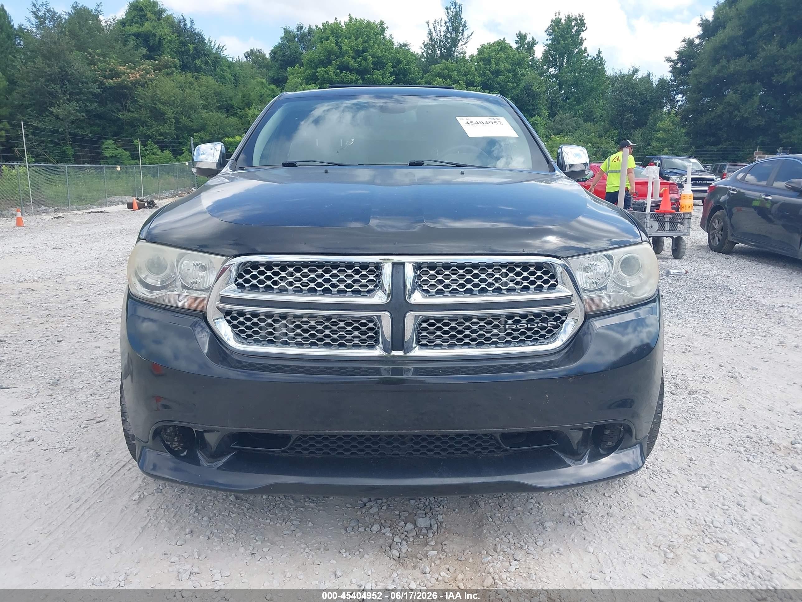 2011 Dodge Durango Citadel Black vin: 1D4SE5GT1BC699411