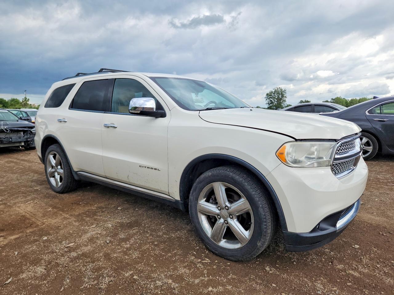 2011 Dodge Durango Citadel Белый vin: 1D4SE5GT1BC719964