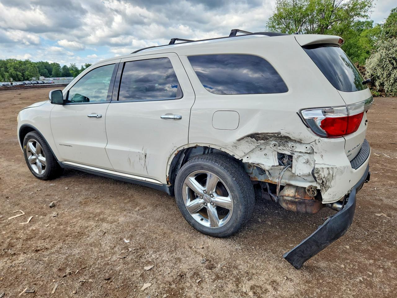 2011 Dodge Durango Citadel Белый vin: 1D4SE5GT1BC719964