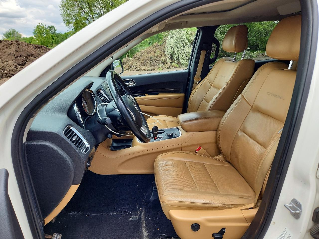 2011 Dodge Durango Citadel Белый vin: 1D4SE5GT1BC719964