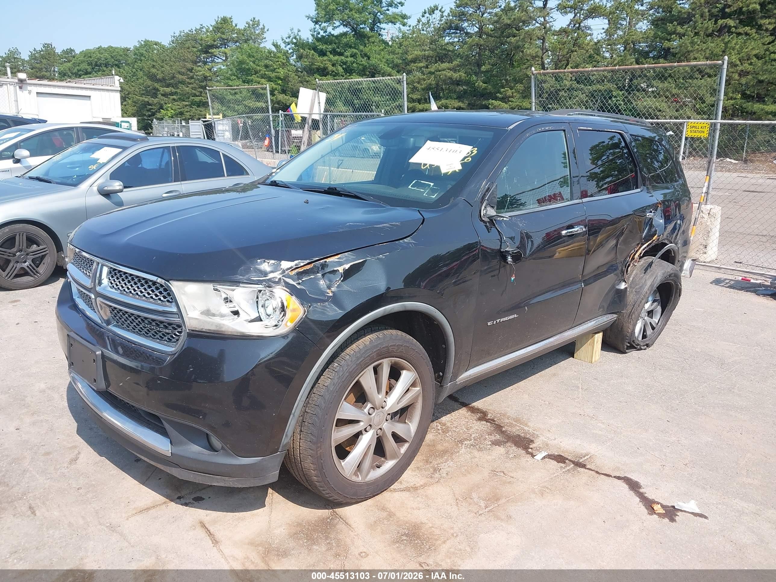 2011 Dodge Durango Citadel Black vin: 1D4SE5GT3BC595180