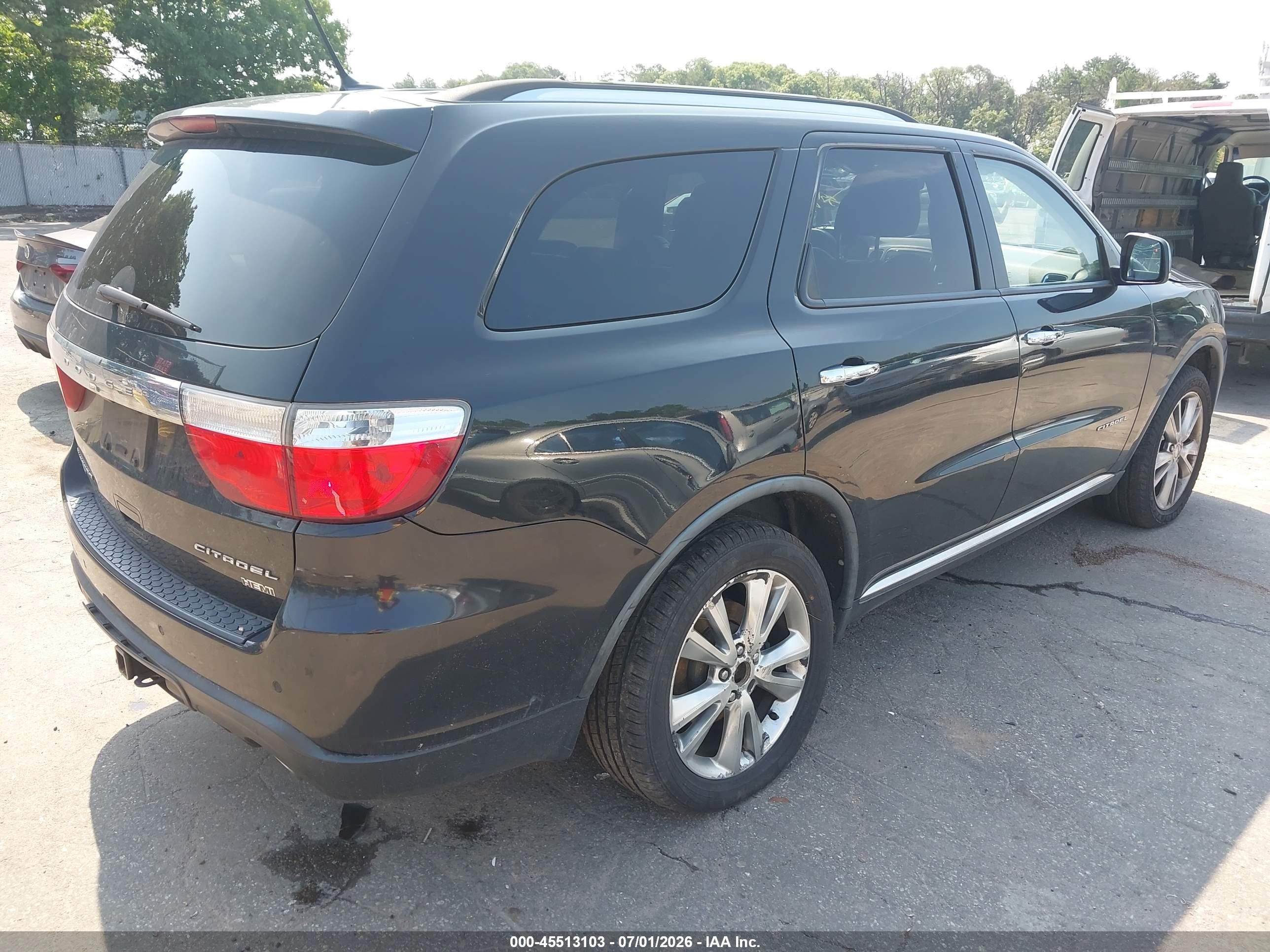 2011 Dodge Durango Citadel Black vin: 1D4SE5GT3BC595180