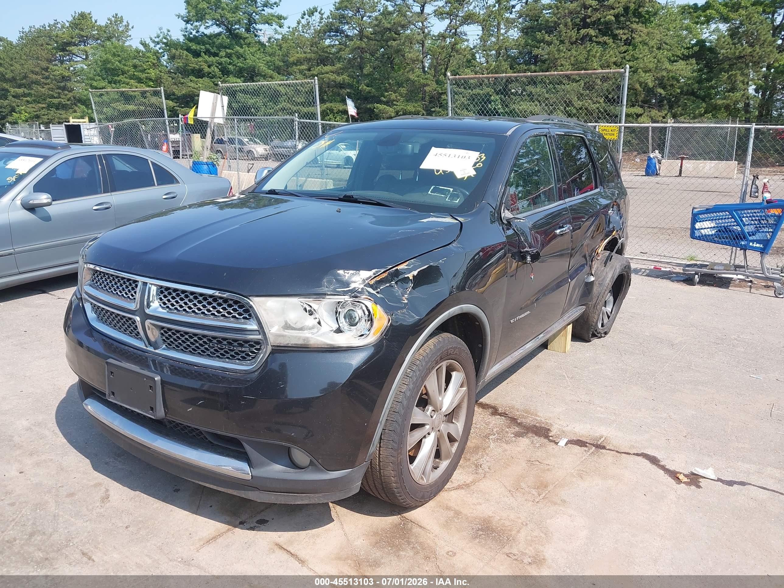 2011 Dodge Durango Citadel Black vin: 1D4SE5GT3BC595180