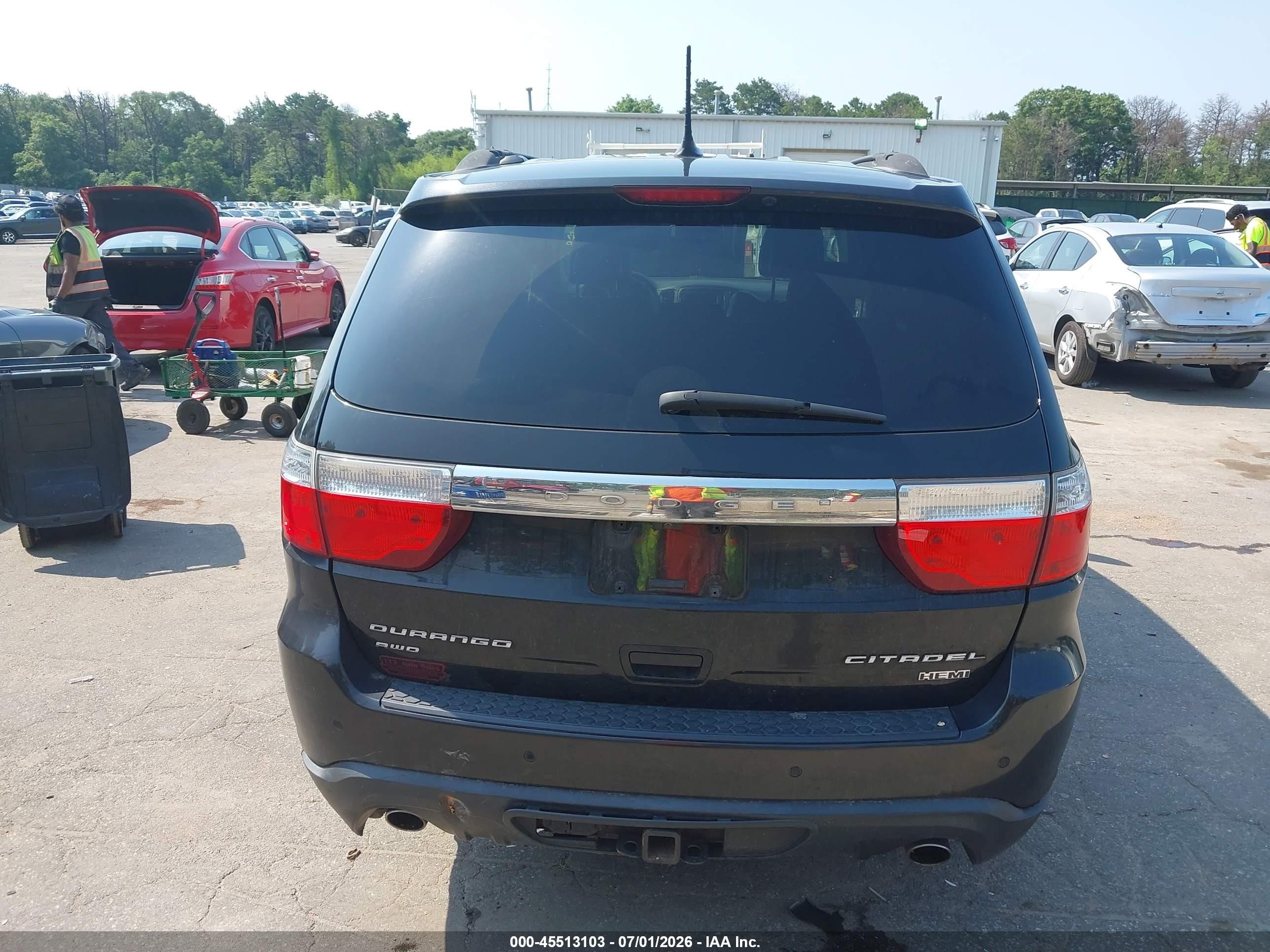 2011 Dodge Durango Citadel Black vin: 1D4SE5GT3BC595180