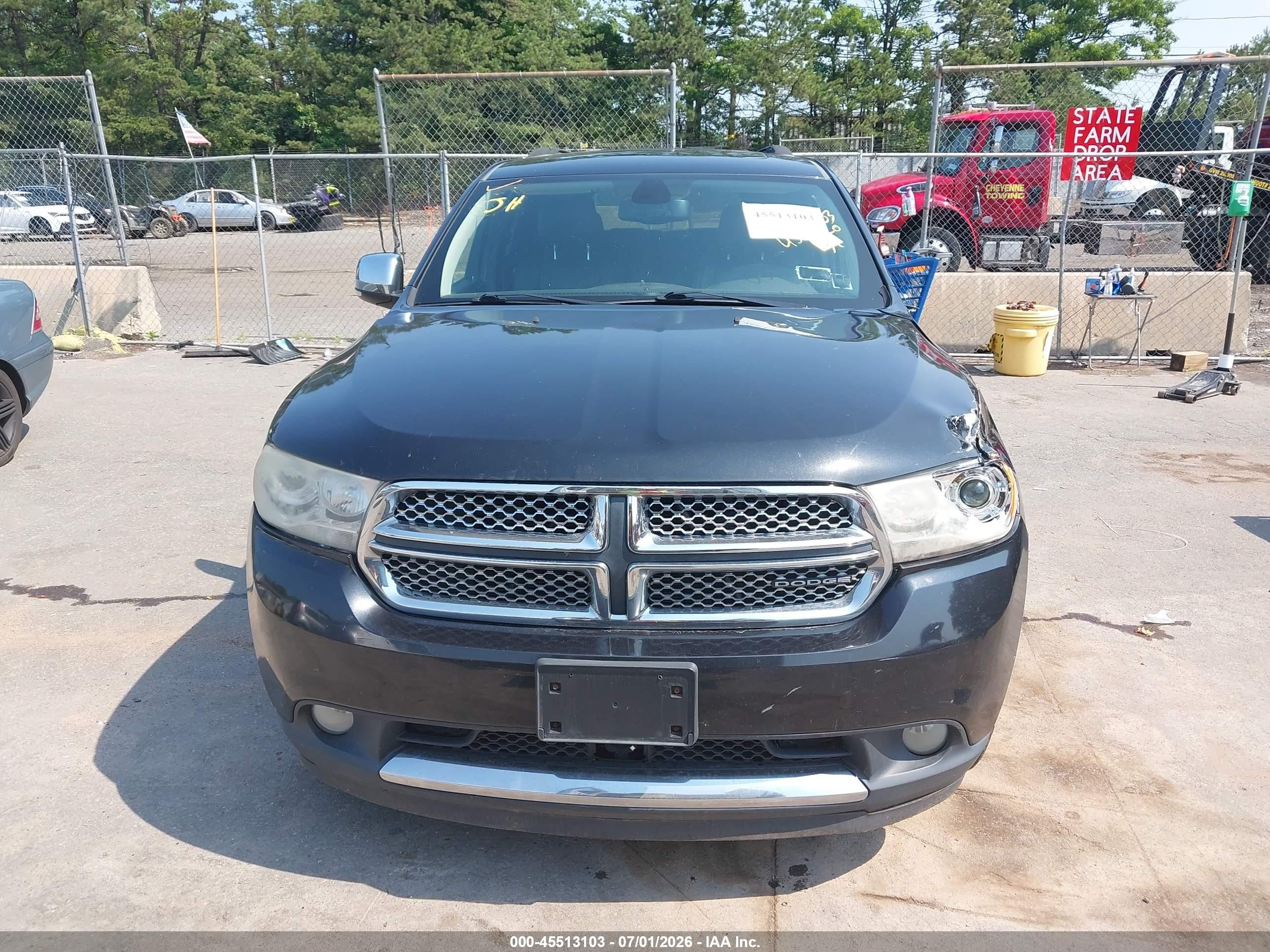 2011 Dodge Durango Citadel Black vin: 1D4SE5GT3BC595180