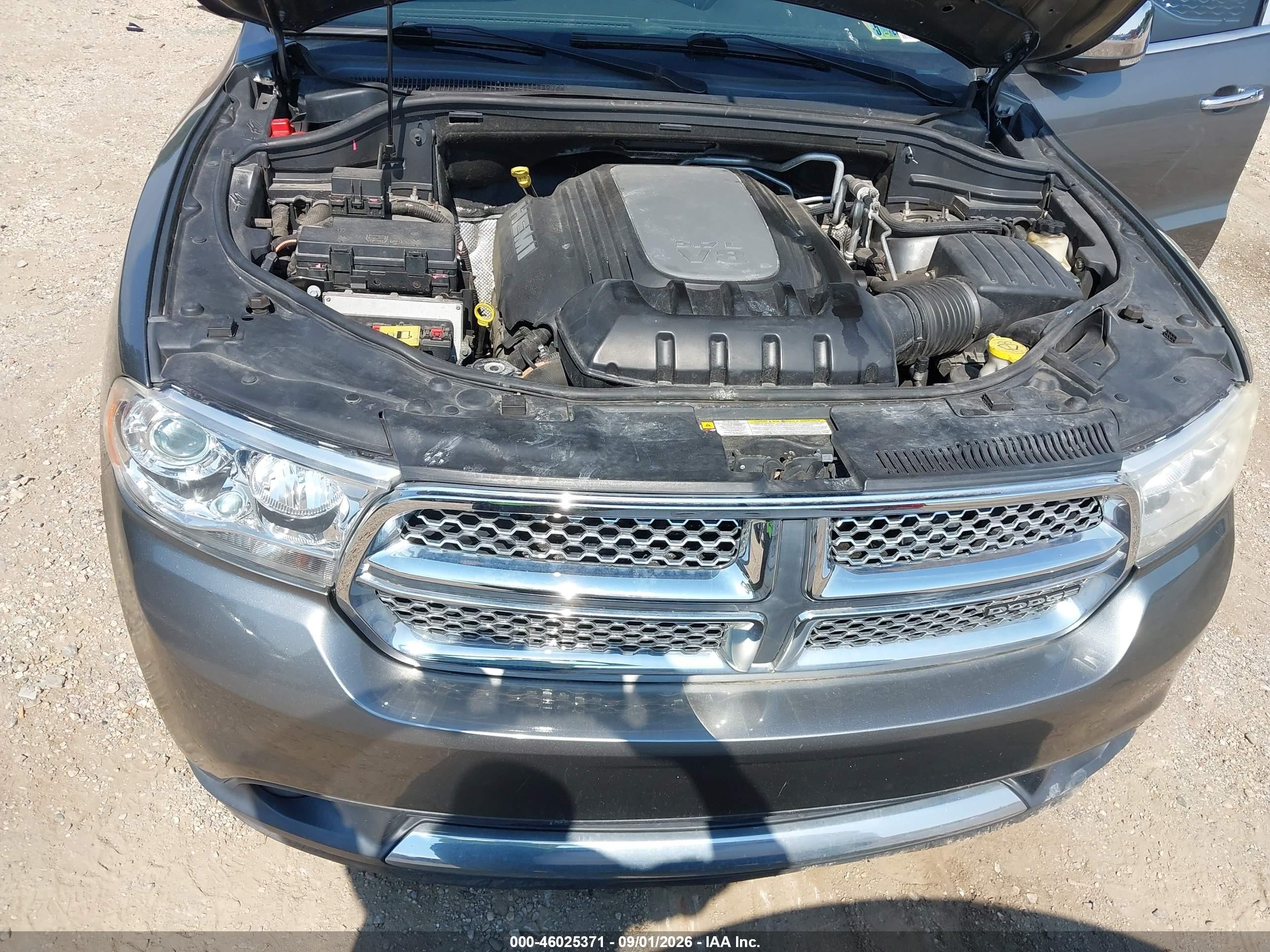 2011 Dodge Durango Citadel Gray vin: 1D4SE5GT3BC732960