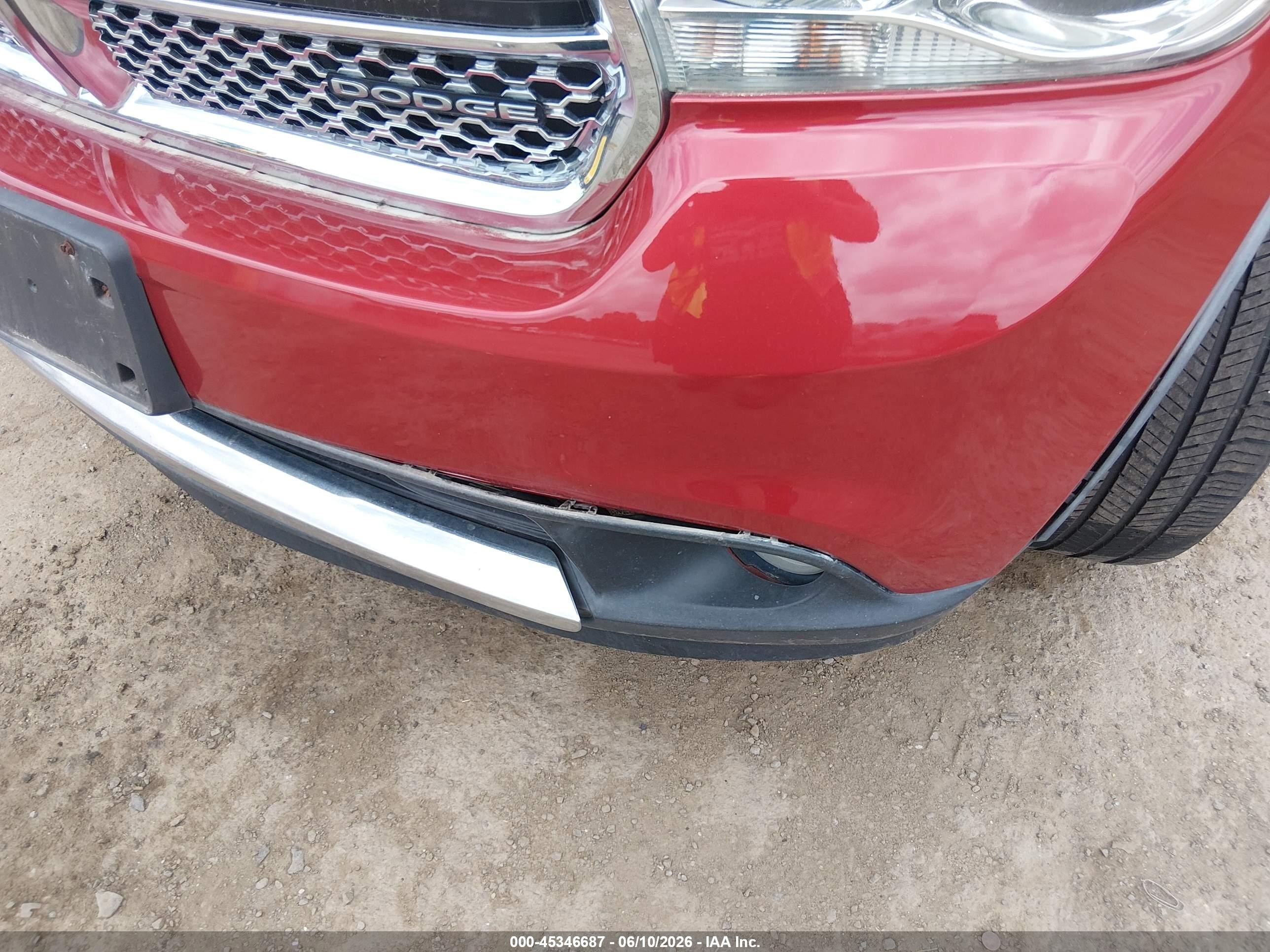 2011 Dodge Durango Citadel Красный vin: 1D4SE5GT4BC613993