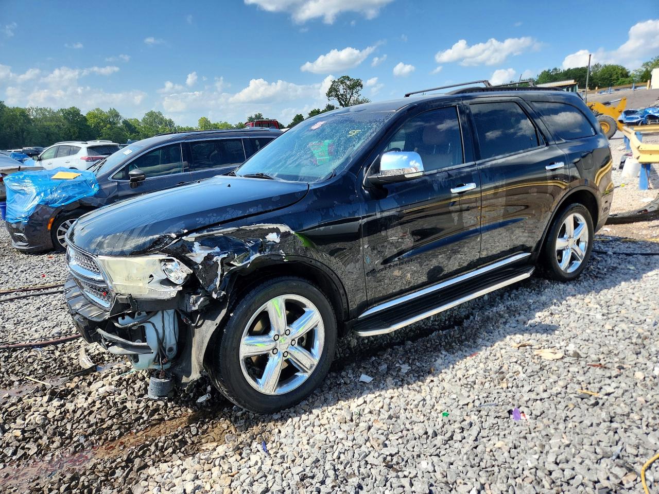 2011 Dodge Durango Citadel Черный vin: 1D4SE5GT4BC693179