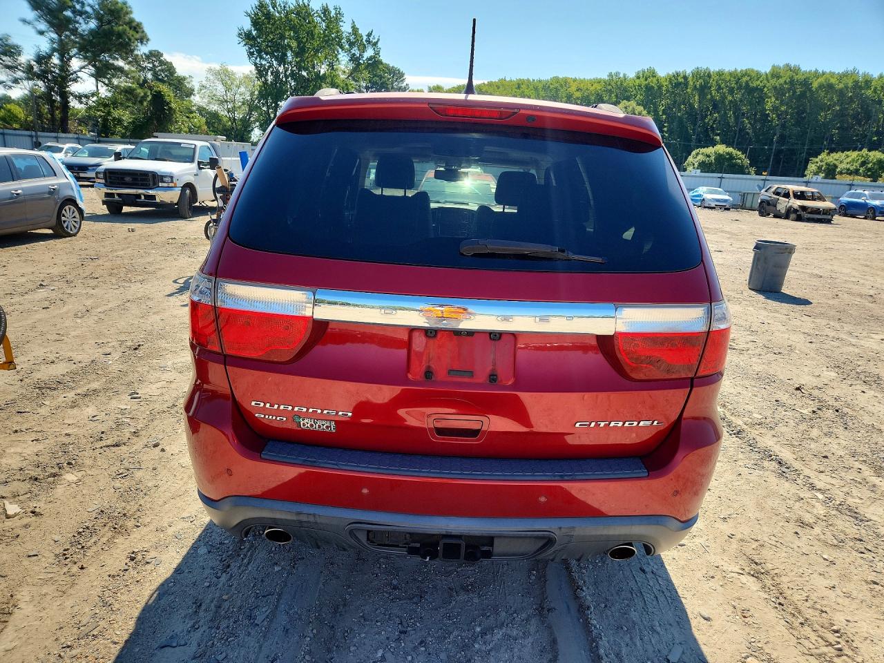 2011 Dodge Durango Citadel Red vin: 1D4SE5GT4BC693246