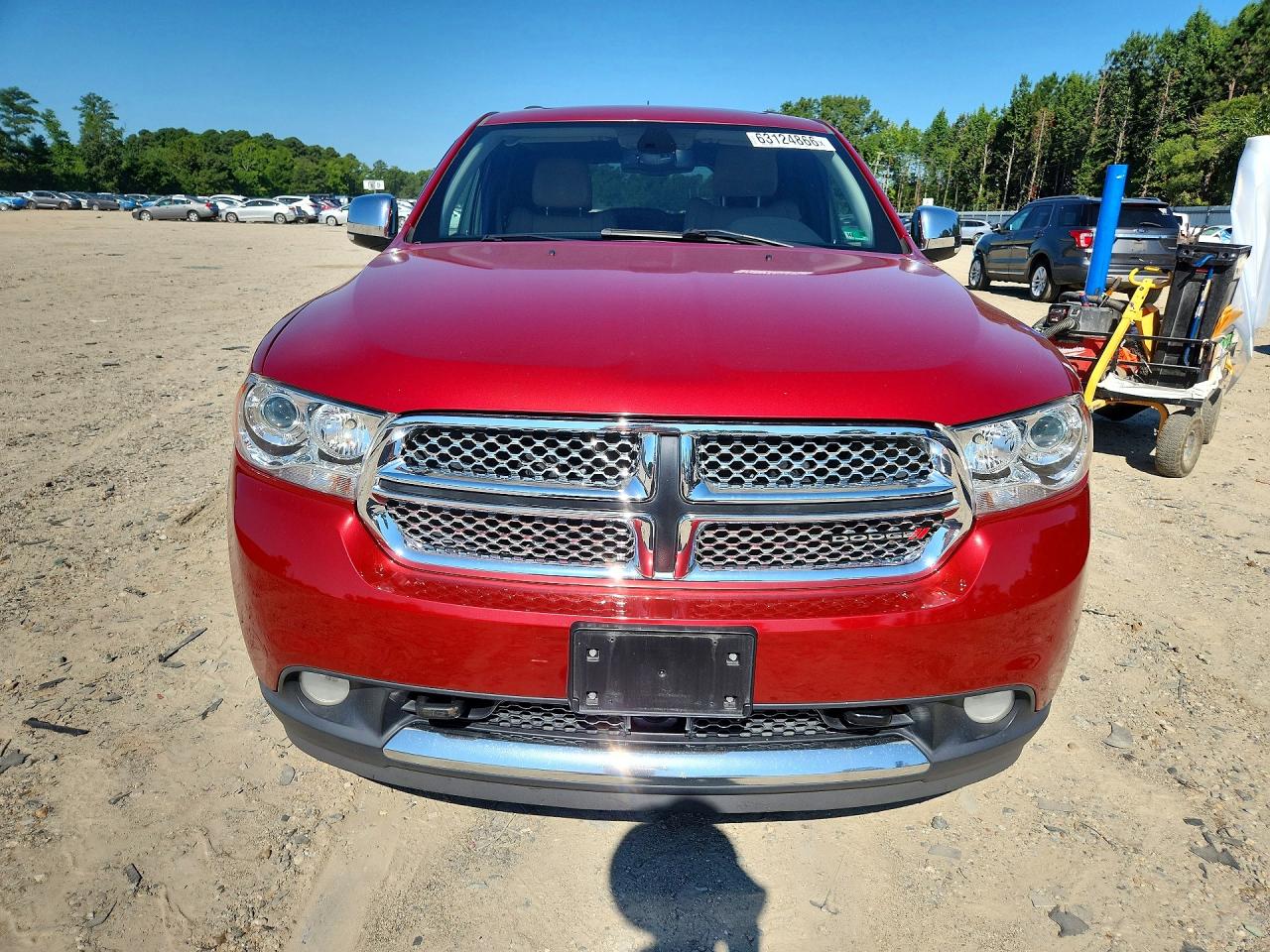 2011 Dodge Durango Citadel Red vin: 1D4SE5GT4BC693246