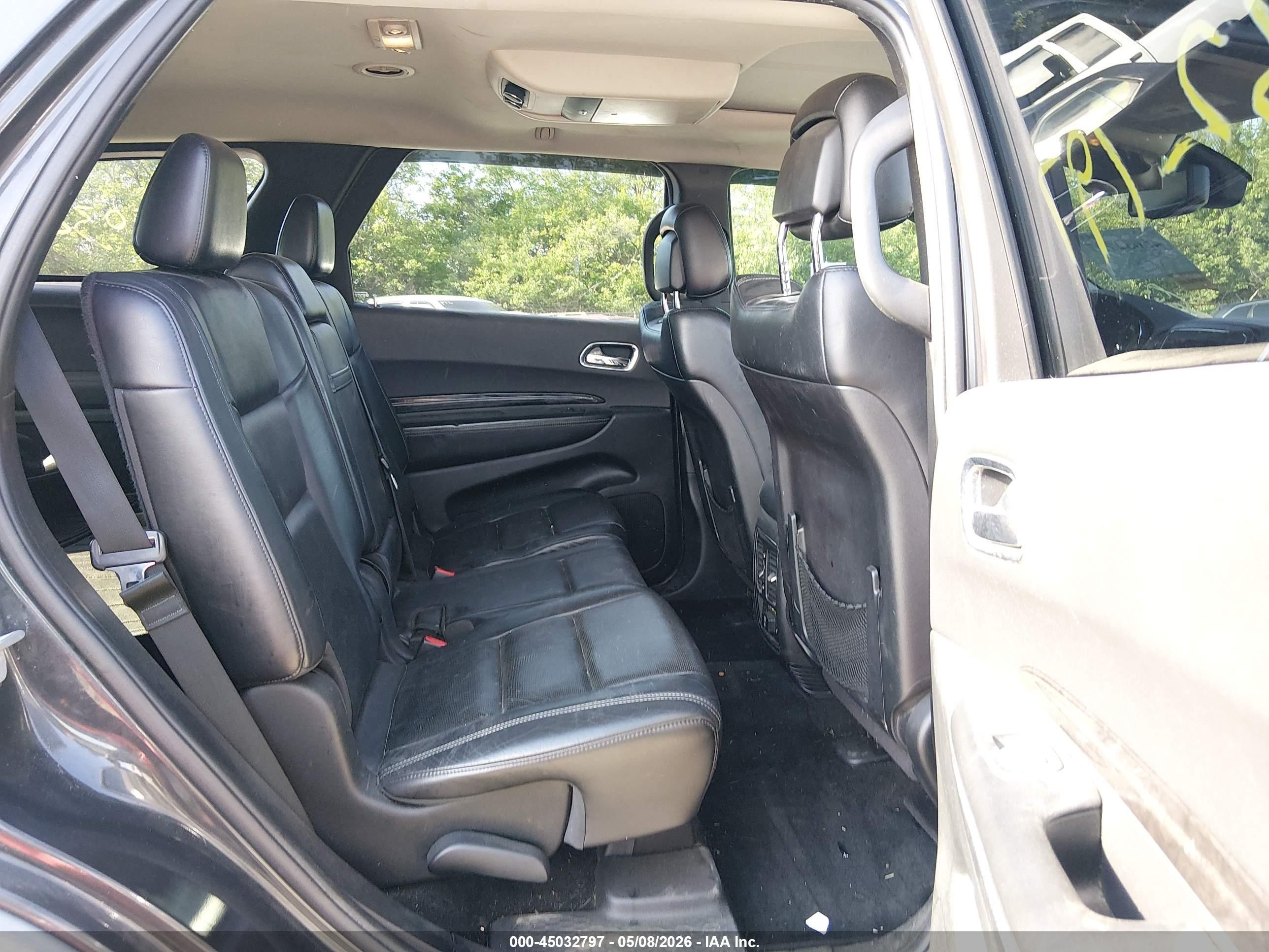 2011 Dodge Durango Citadel Черный vin: 1D4SE5GT5BC650020