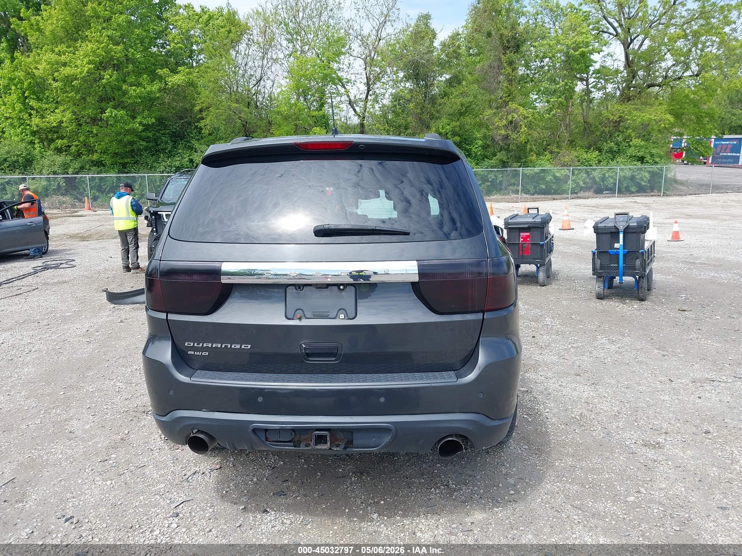 2011 Dodge Durango Citadel Черный vin: 1D4SE5GT5BC650020