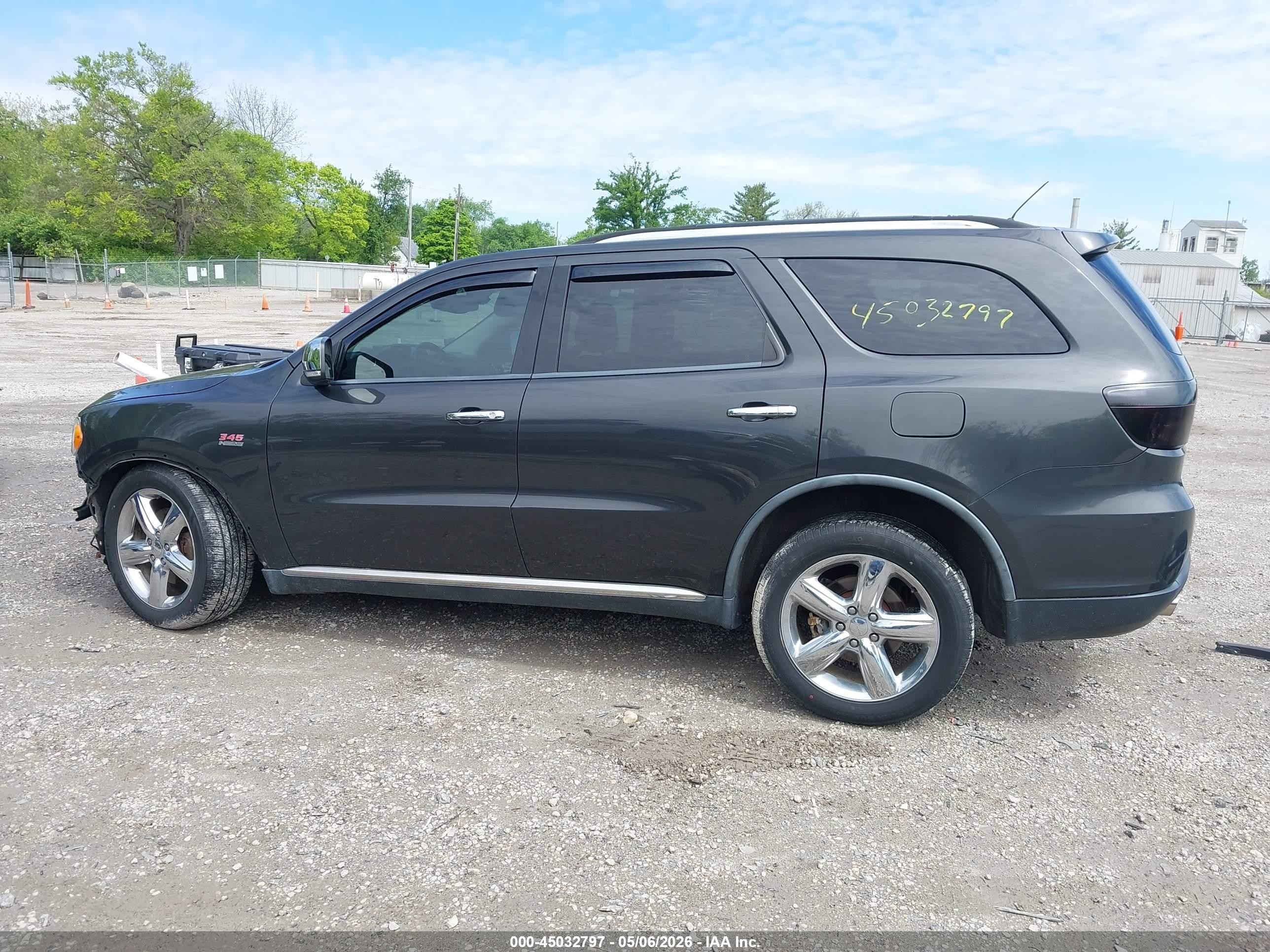 2011 Dodge Durango Citadel Черный vin: 1D4SE5GT5BC650020