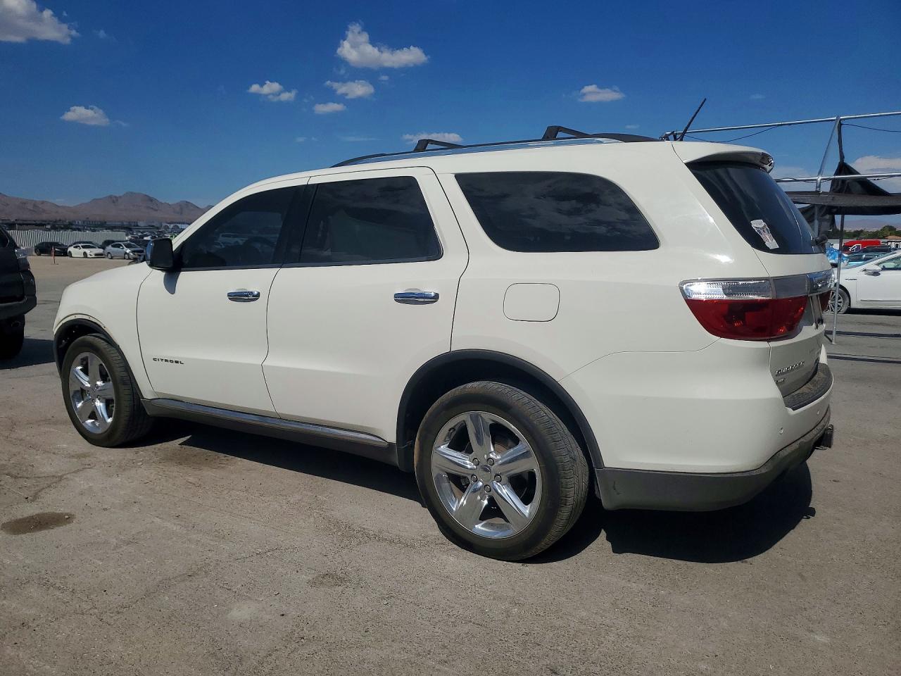 2011 Dodge Durango Citadel White vin: 1D4SE5GT6BC599255