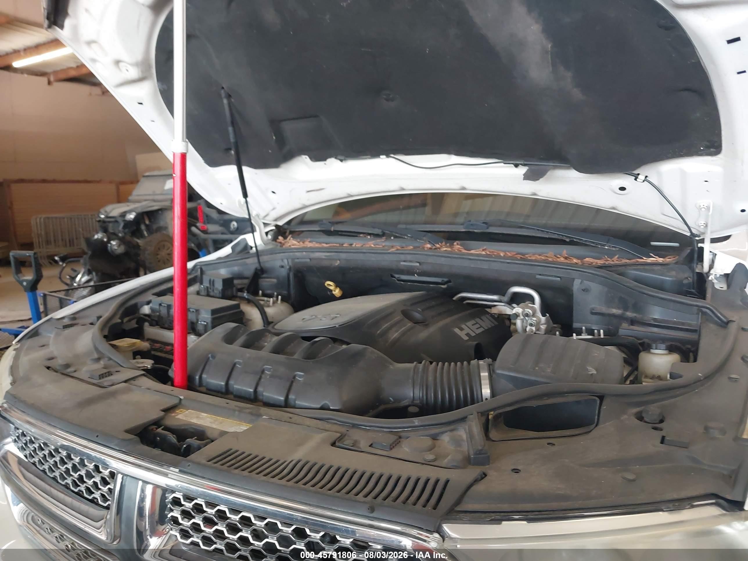 2011 Dodge Durango Citadel White vin: 1D4SE5GT6BC693300