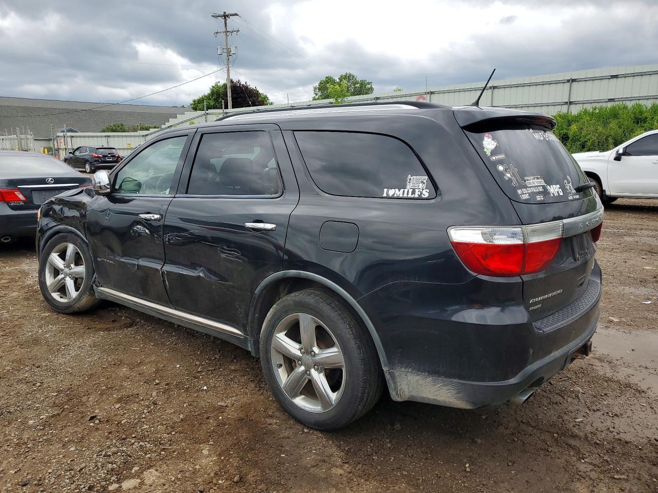 2011 Dodge Durango Citadel Black vin: 1D4SE5GT6BC695936