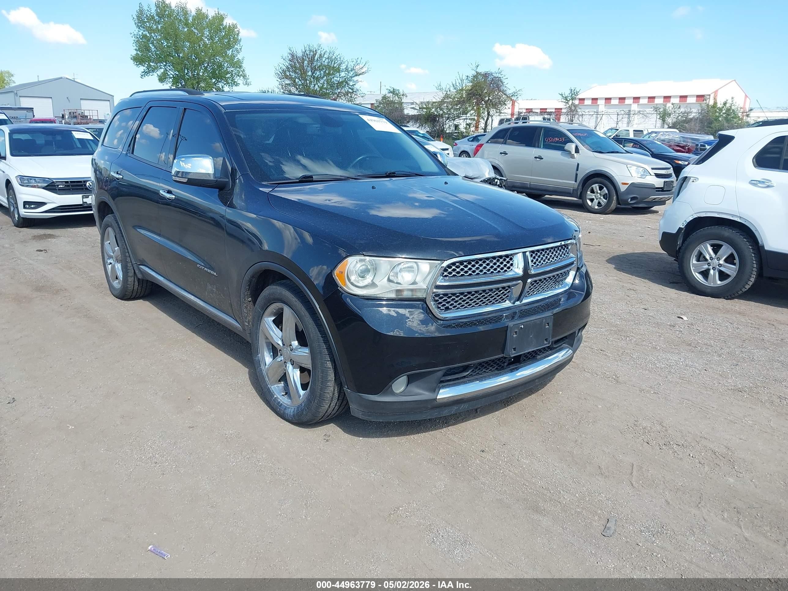 2011 Dodge Durango Citadel Black vin: 1D4SE5GT7BC693337