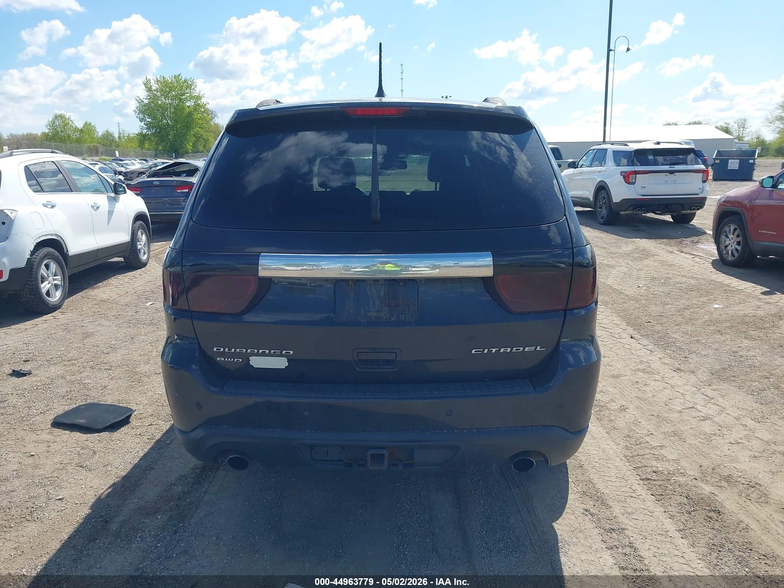 2011 Dodge Durango Citadel Black vin: 1D4SE5GT7BC693337