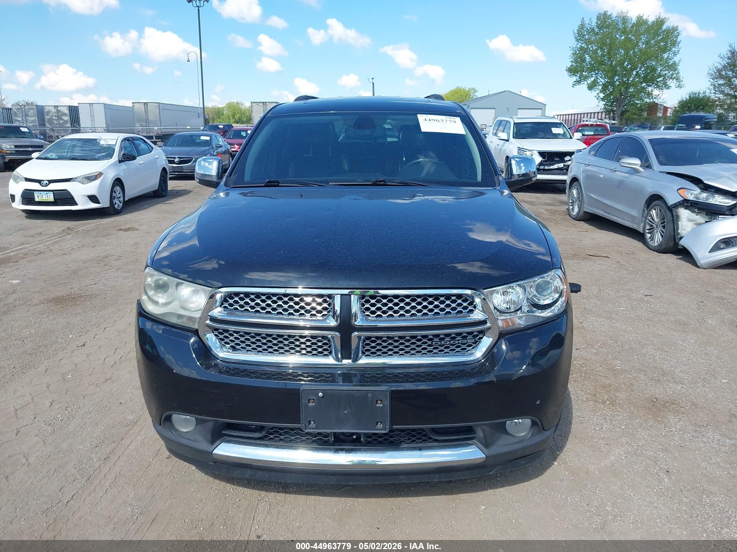 2011 Dodge Durango Citadel Black vin: 1D4SE5GT7BC693337