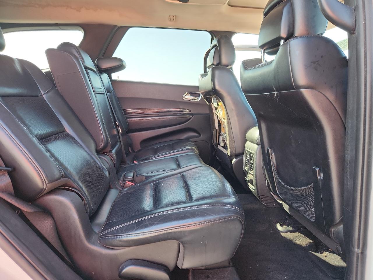 2011 Dodge Durango Citadel White vin: 1D4SE5GT7BC695122