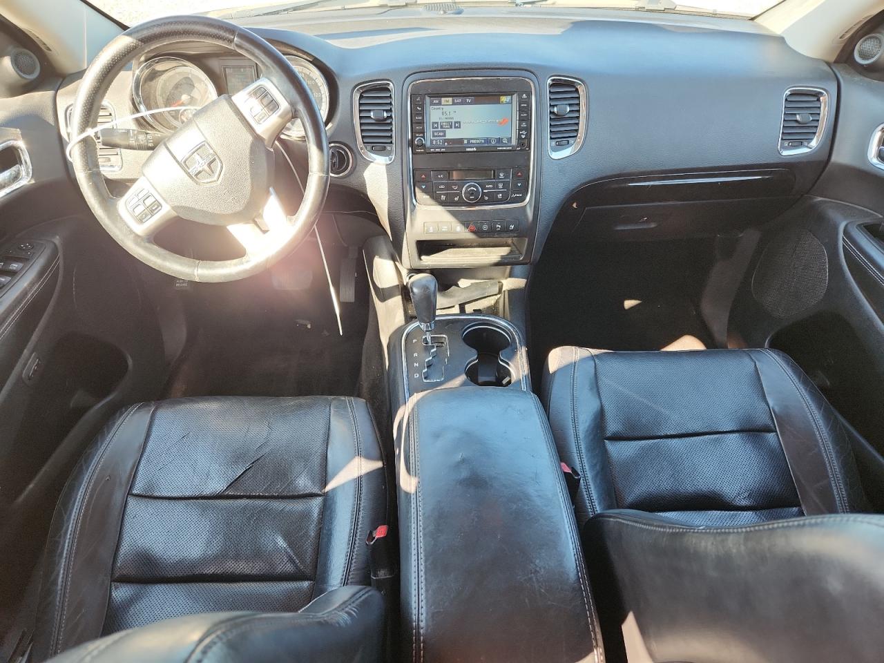 2011 Dodge Durango Citadel White vin: 1D4SE5GT7BC695122