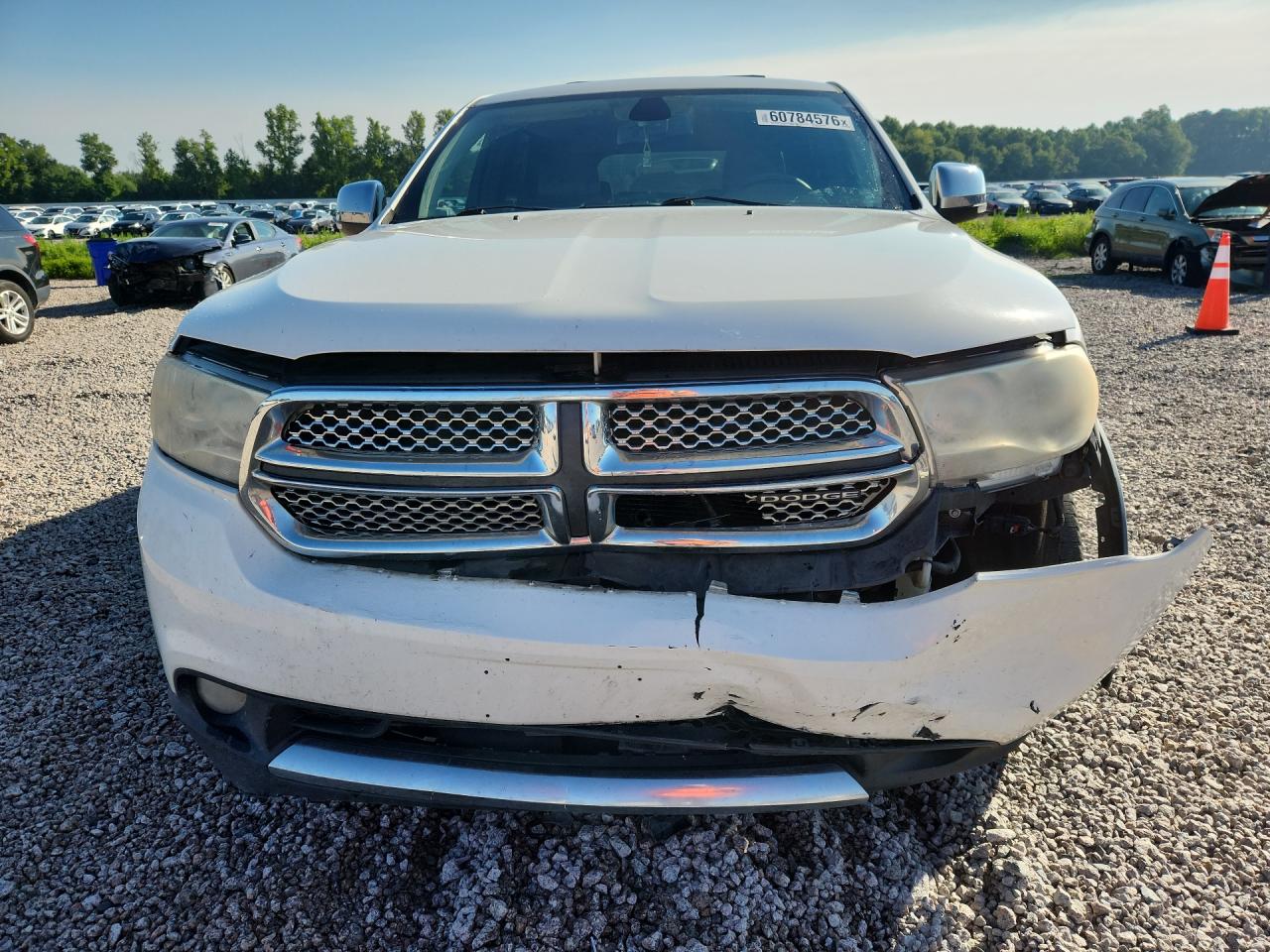 2011 Dodge Durango Citadel White vin: 1D4SE5GT7BC695122