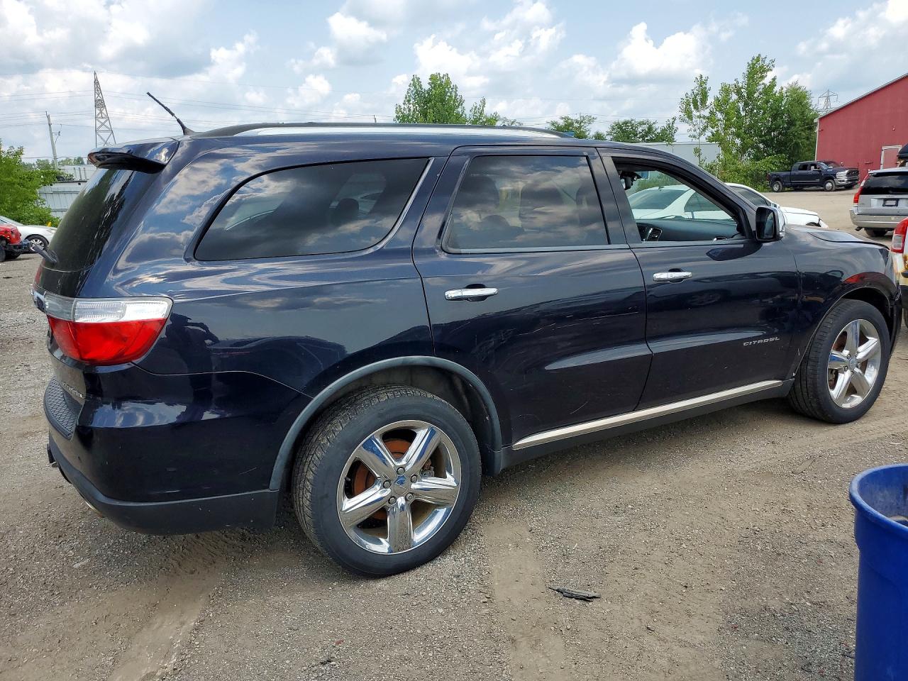 2011 Dodge Durango Citadel Black vin: 1D4SE5GT7BC699073