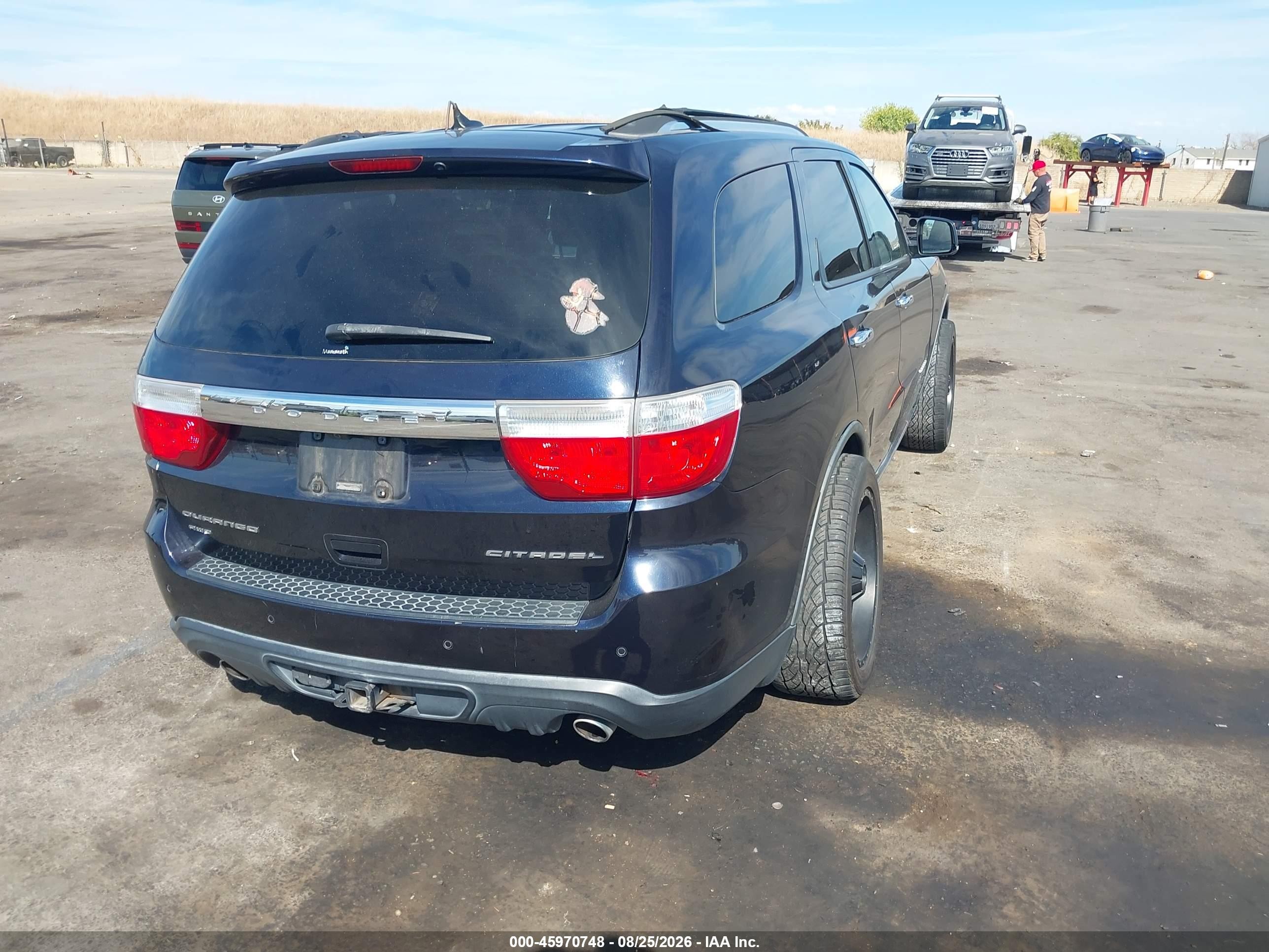 2011 Dodge Durango Citadel Blue vin: 1D4SE5GT7BC700268