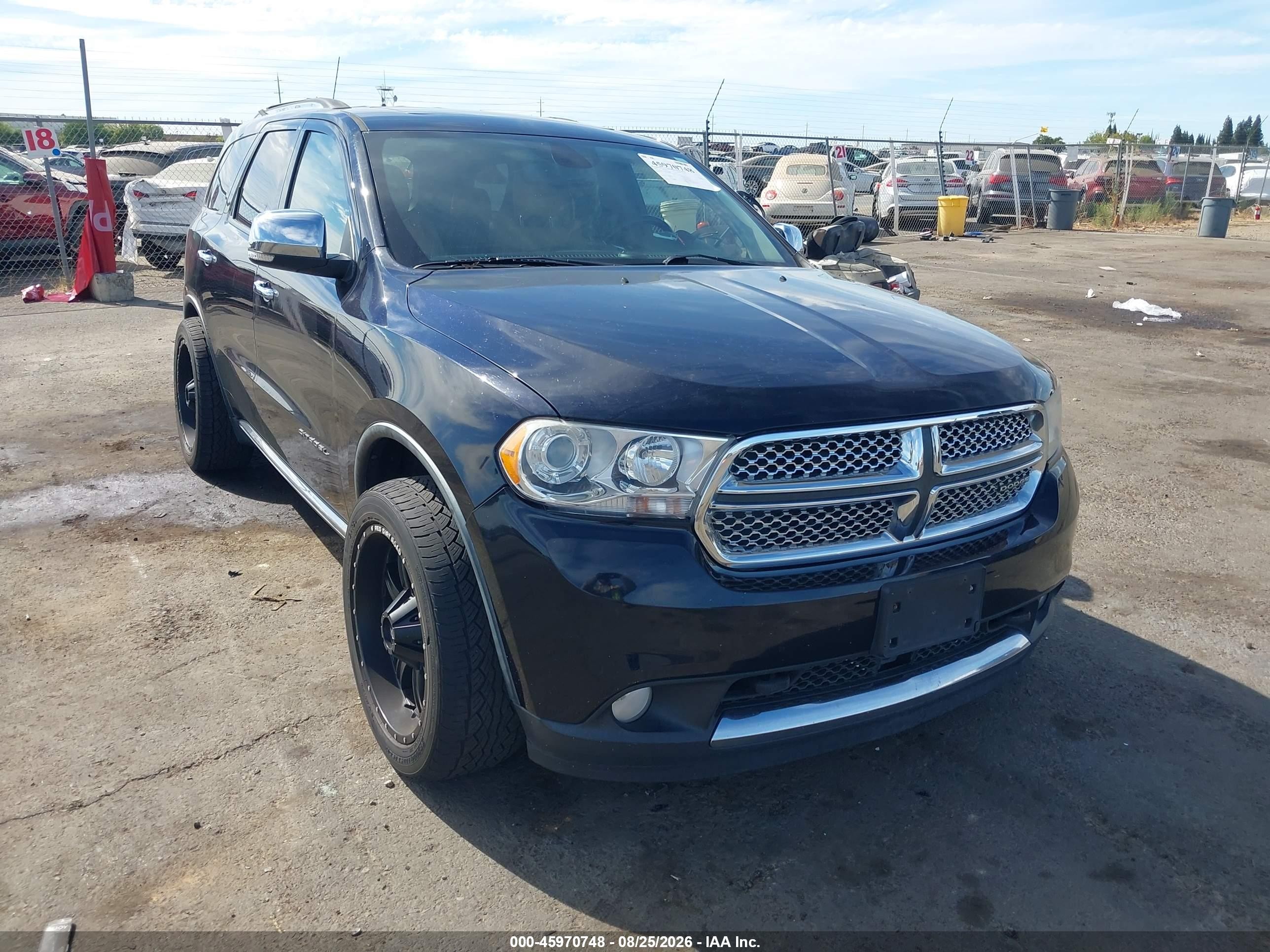 2011 Dodge Durango Citadel Blue vin: 1D4SE5GT7BC700268