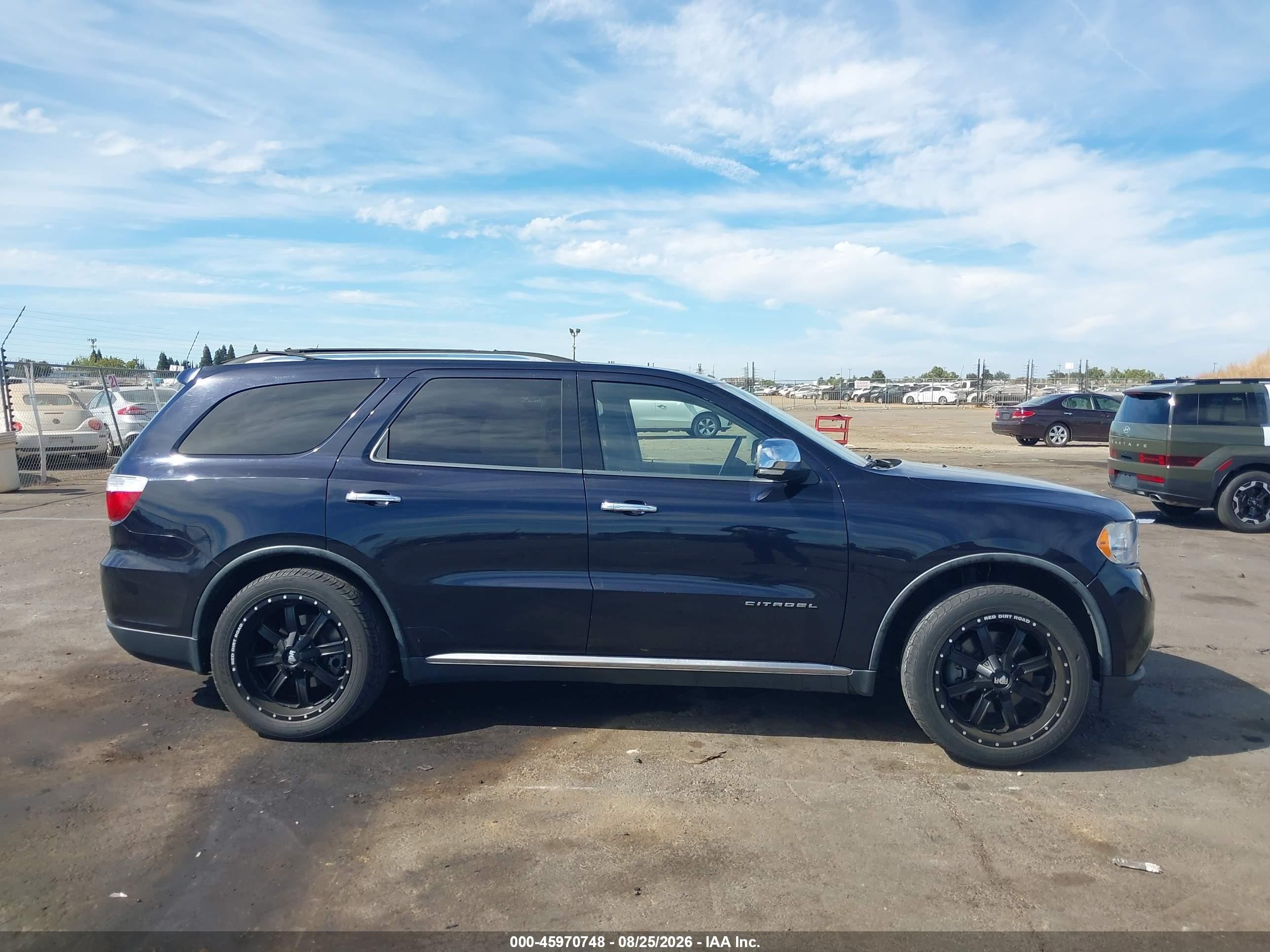 2011 Dodge Durango Citadel Blue vin: 1D4SE5GT7BC700268