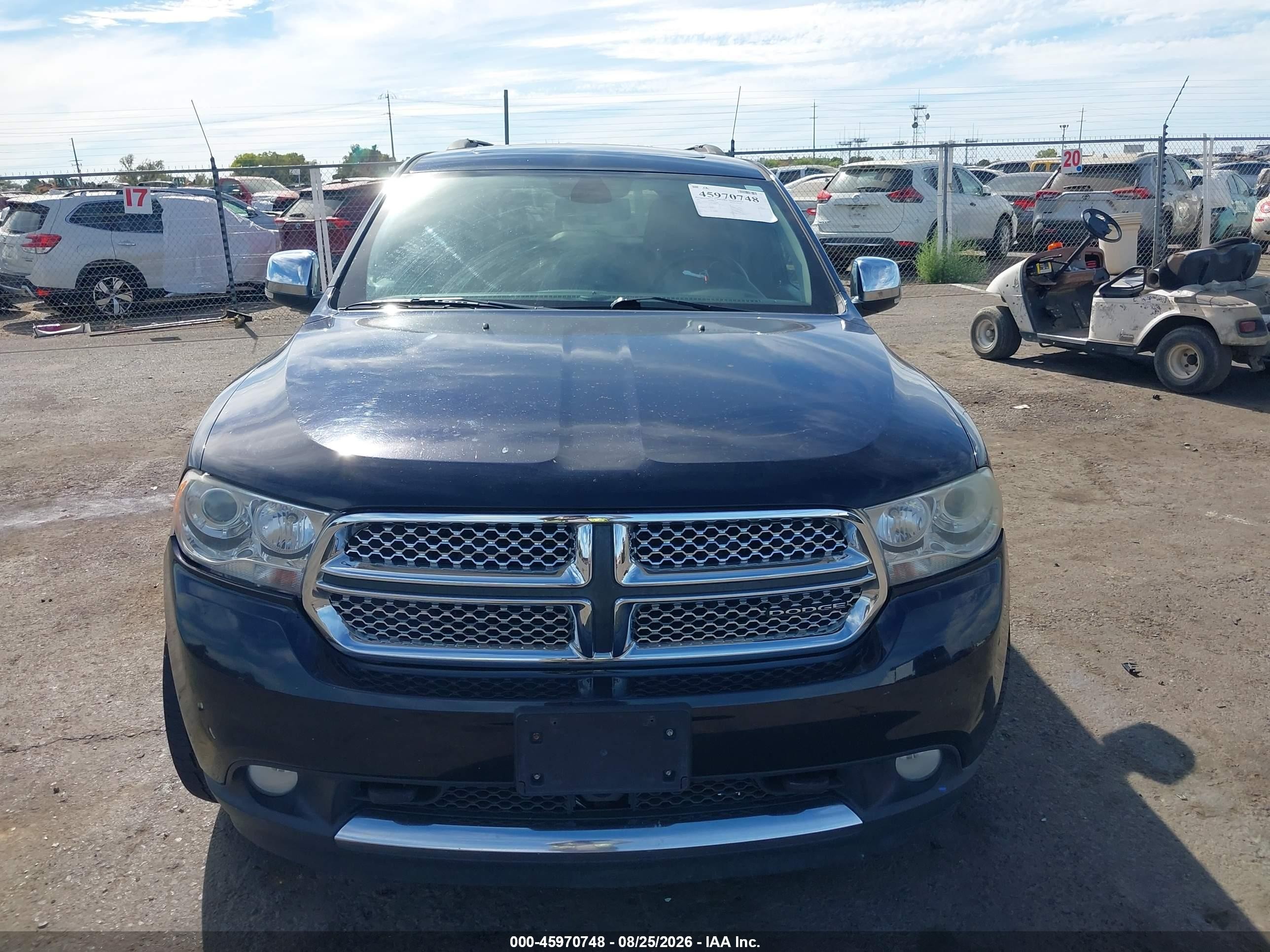 2011 Dodge Durango Citadel Blue vin: 1D4SE5GT7BC700268
