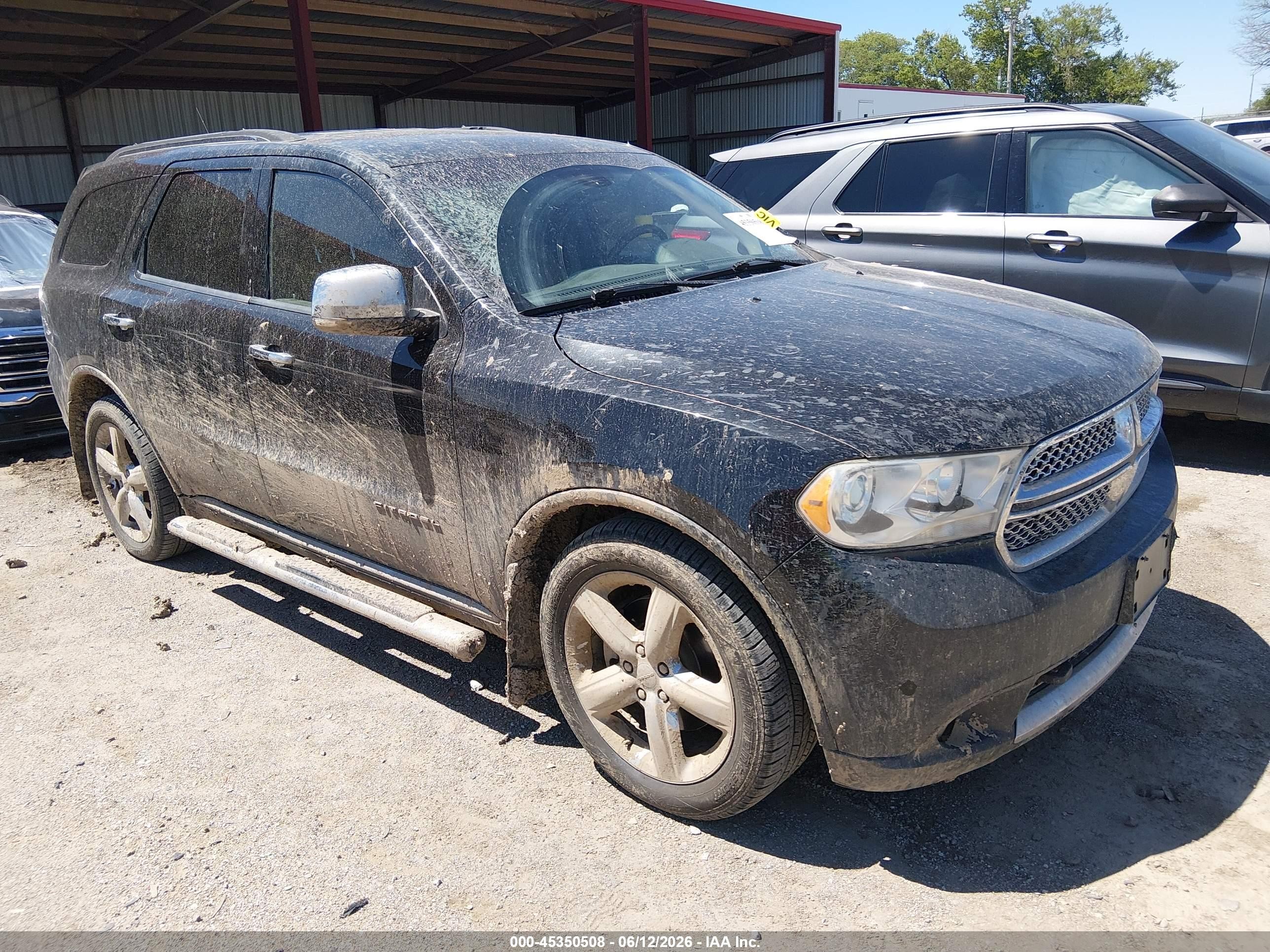 2011 Dodge Durango Citadel Black vin: 1D4SE5GT8BC695131