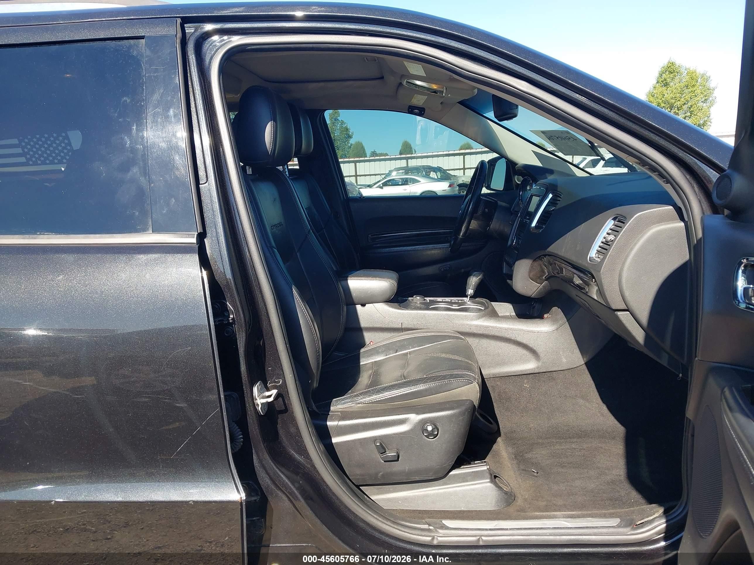 2011 Dodge Durango Citadel Черный vin: 1D4SE5GT9BC628103