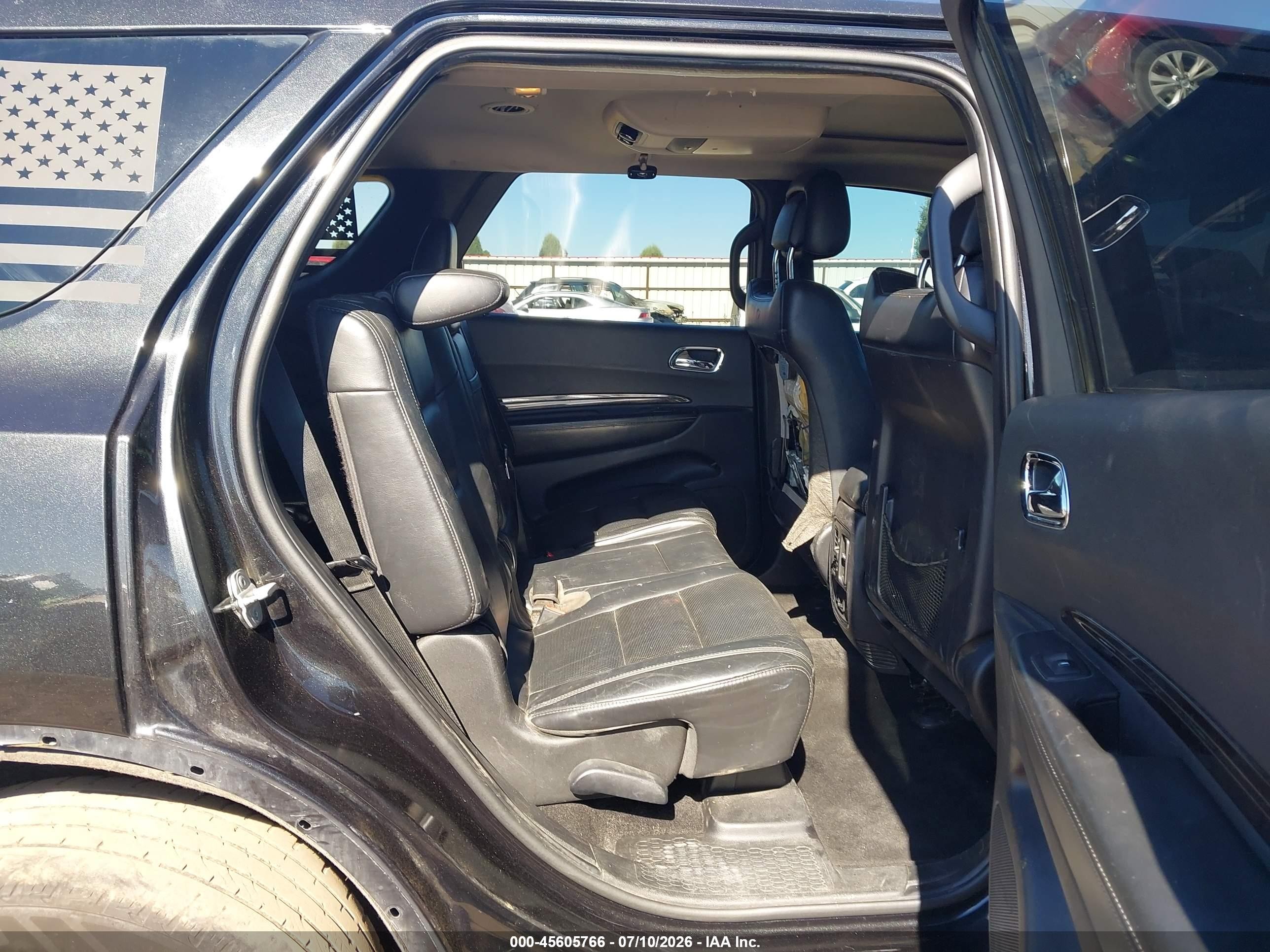 2011 Dodge Durango Citadel Черный vin: 1D4SE5GT9BC628103