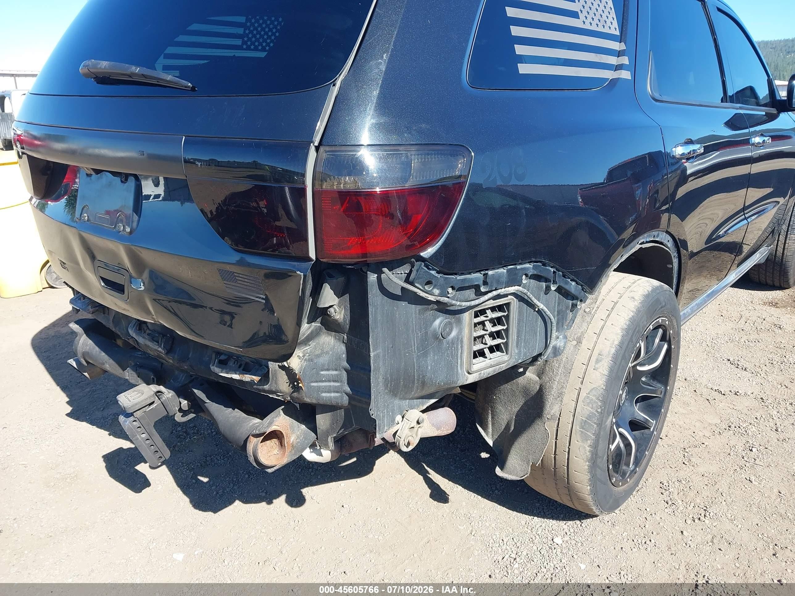 2011 Dodge Durango Citadel Черный vin: 1D4SE5GT9BC628103