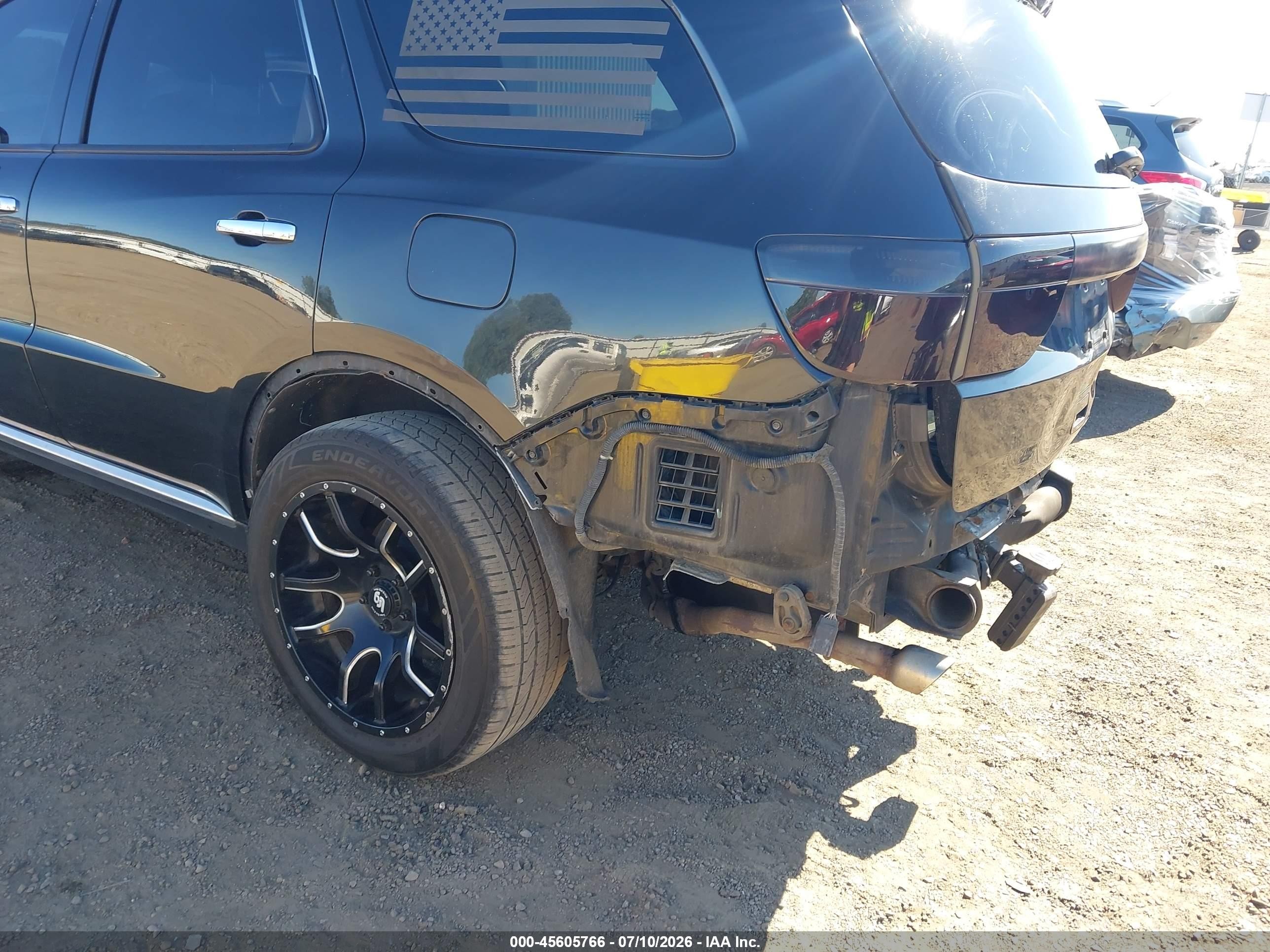 2011 Dodge Durango Citadel Черный vin: 1D4SE5GT9BC628103