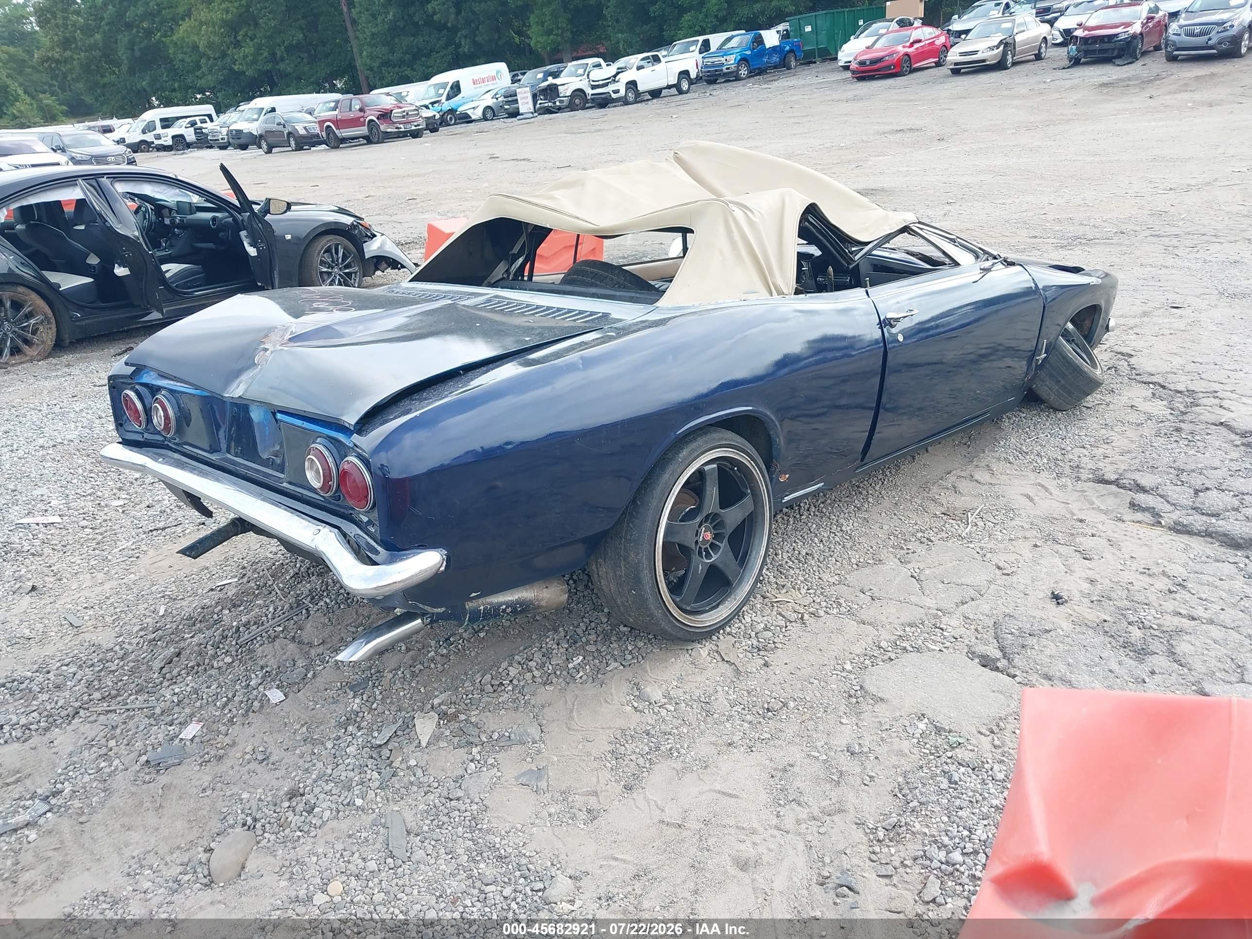 1970 Chevrolet Corvair Monz Dark Blue vin: 1D5675W201308