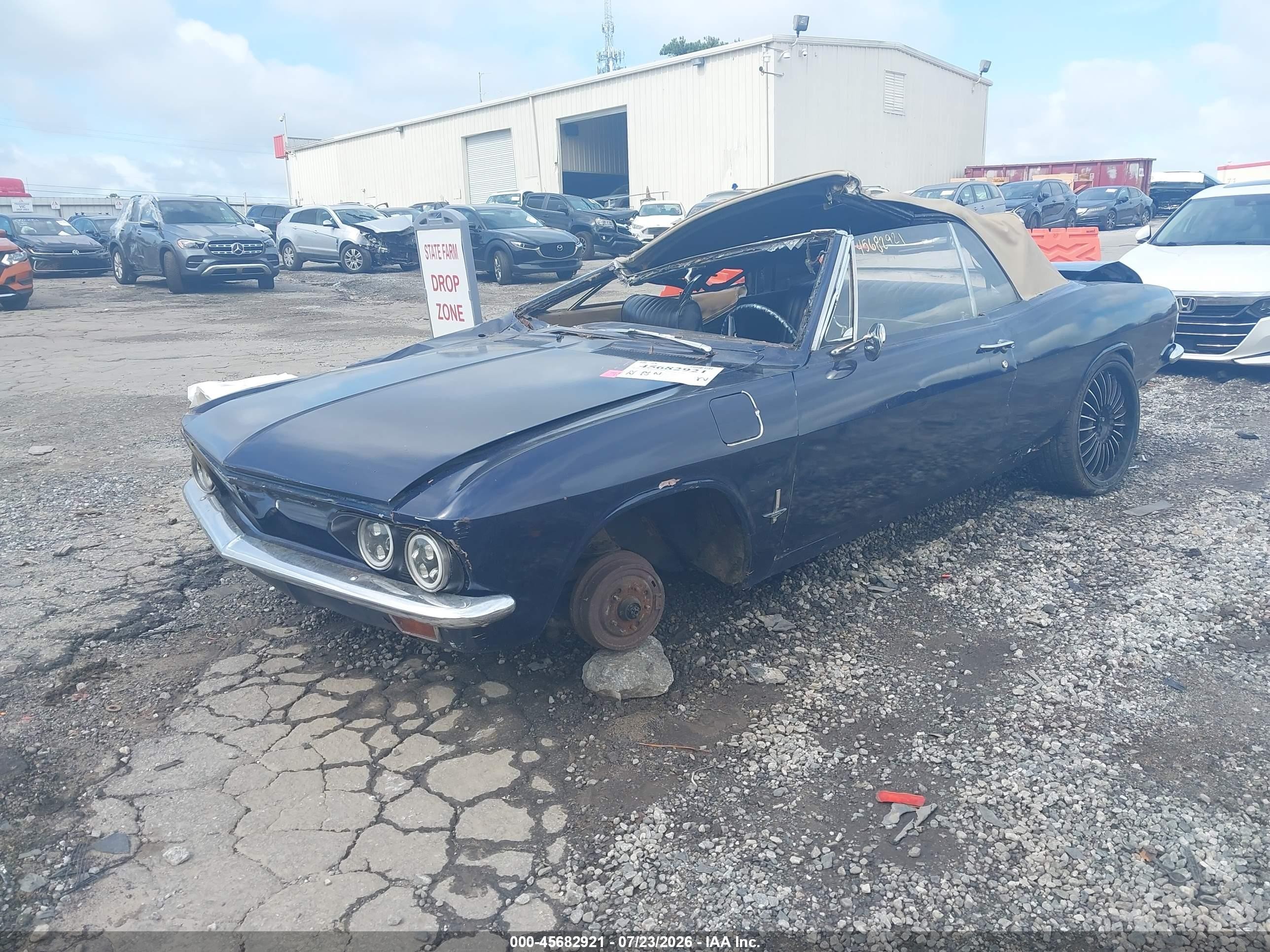 1970 Chevrolet Corvair Monz Dark Blue vin: 1D5675W201308