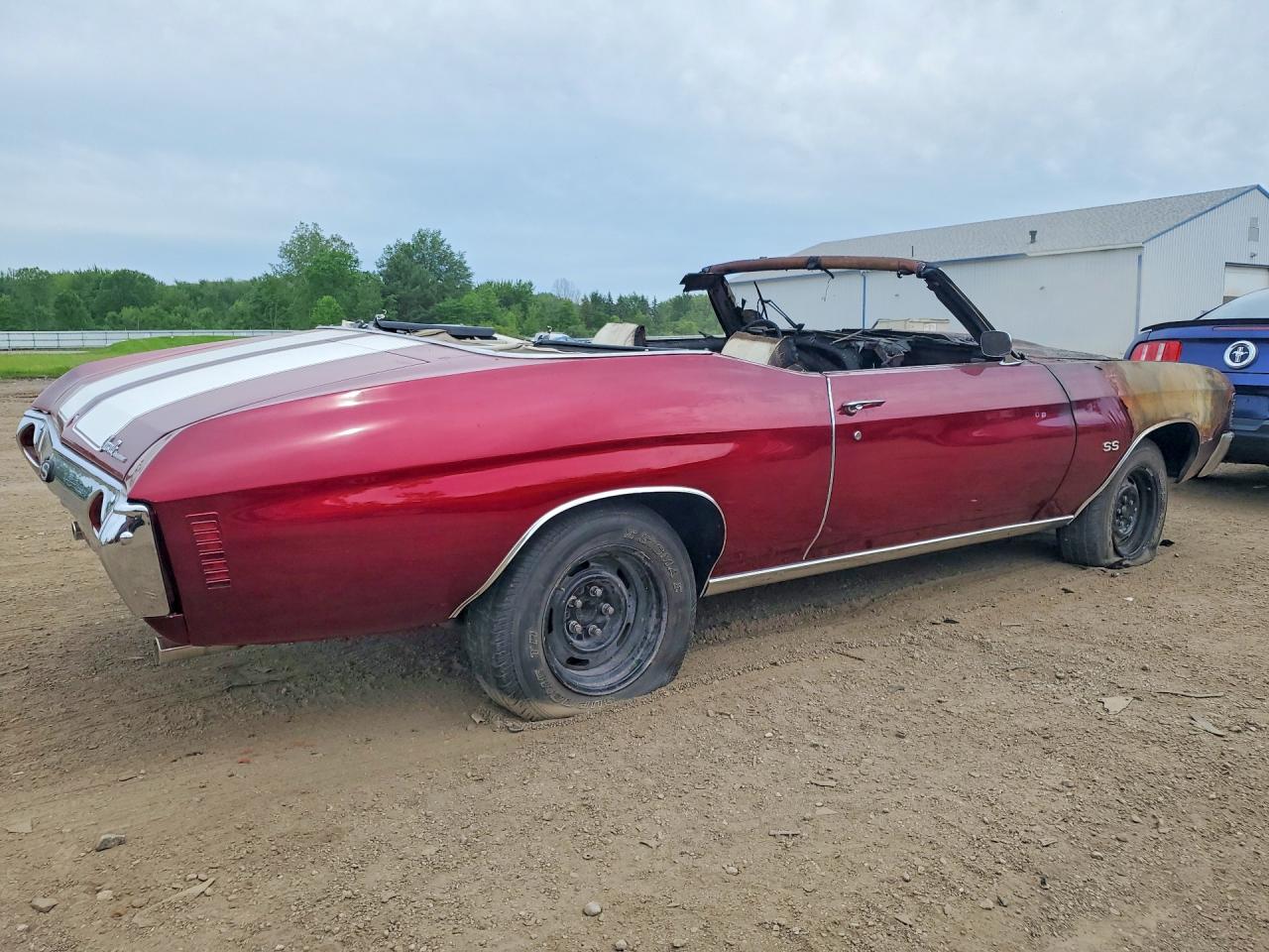 1972 Chevrolet Ss Red vin: 1D67H2B557016