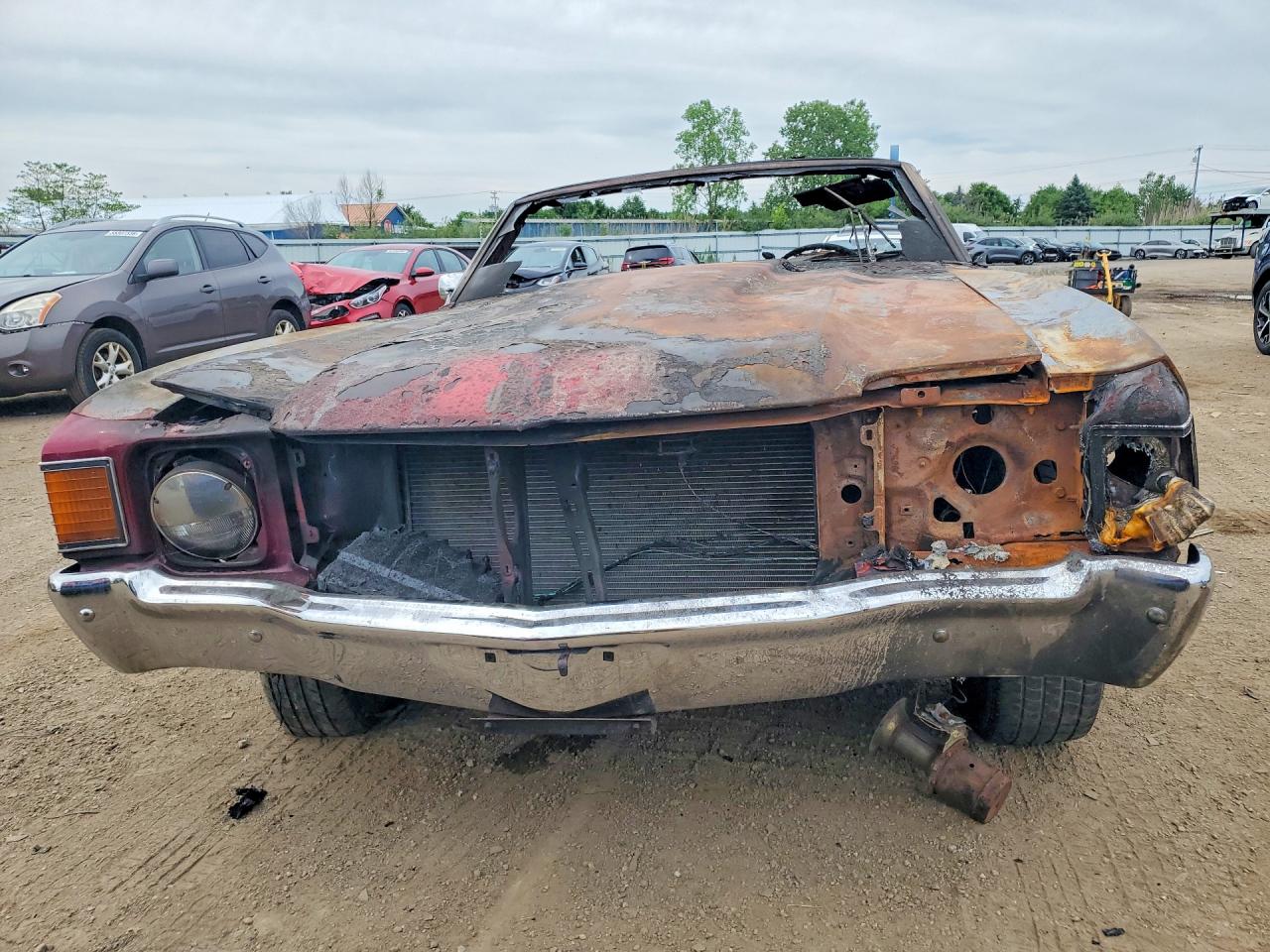 1972 Chevrolet Ss Red vin: 1D67H2B557016