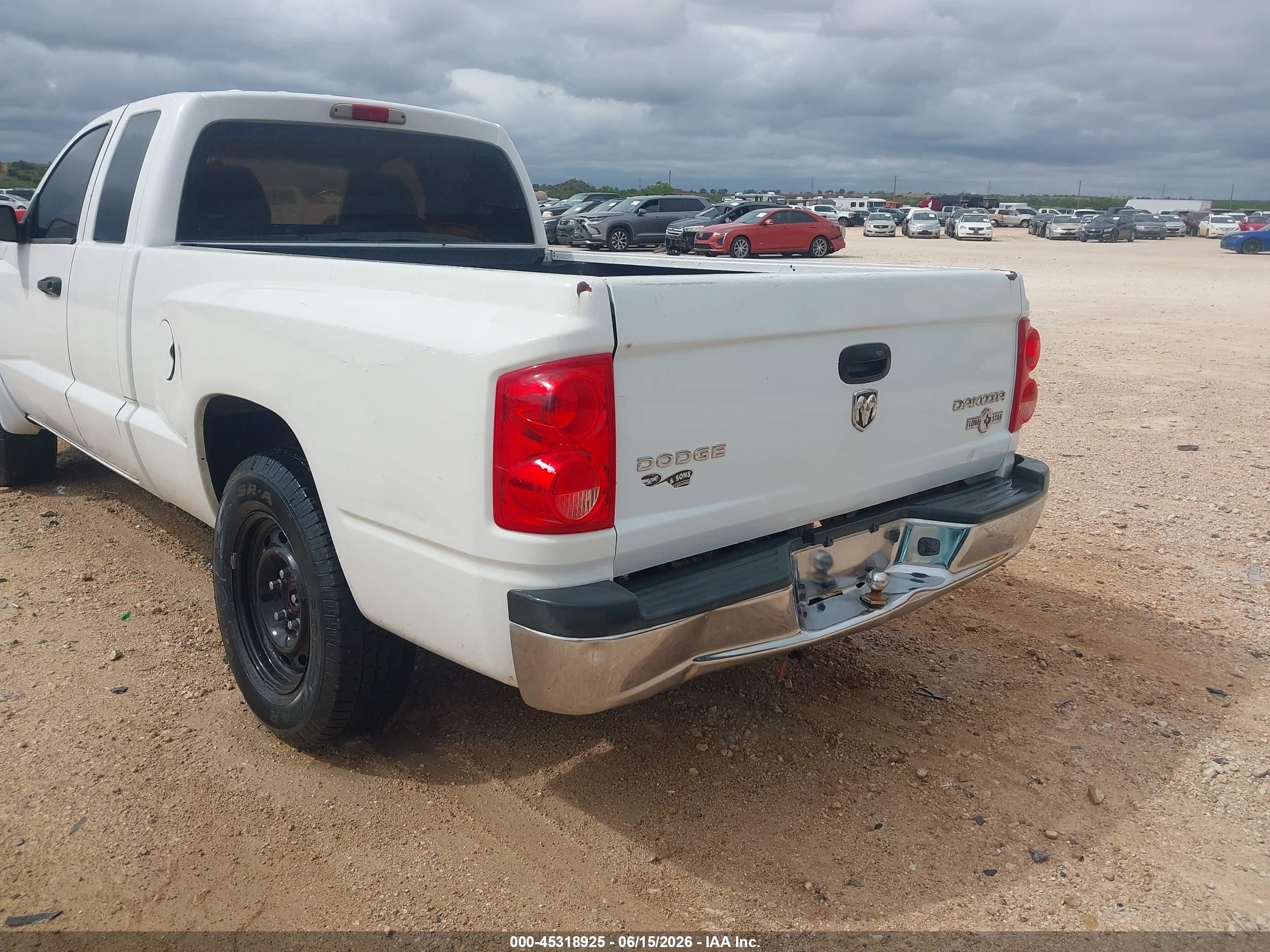 2010 Dodge Dakota Bighorn/lonestar White vin: 1D7CE3BKXAS199438