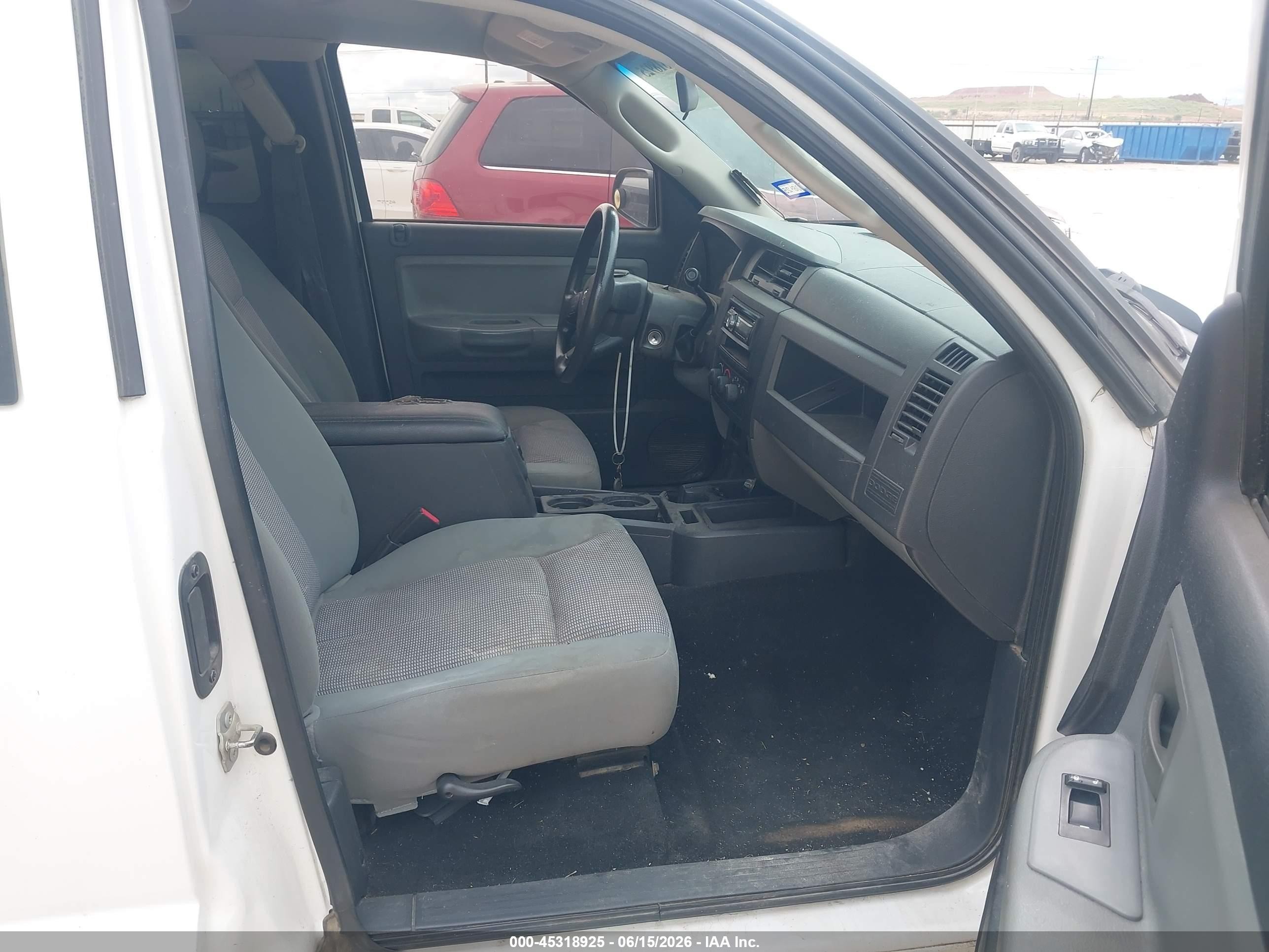 2010 Dodge Dakota Bighorn/lonestar White vin: 1D7CE3BKXAS199438