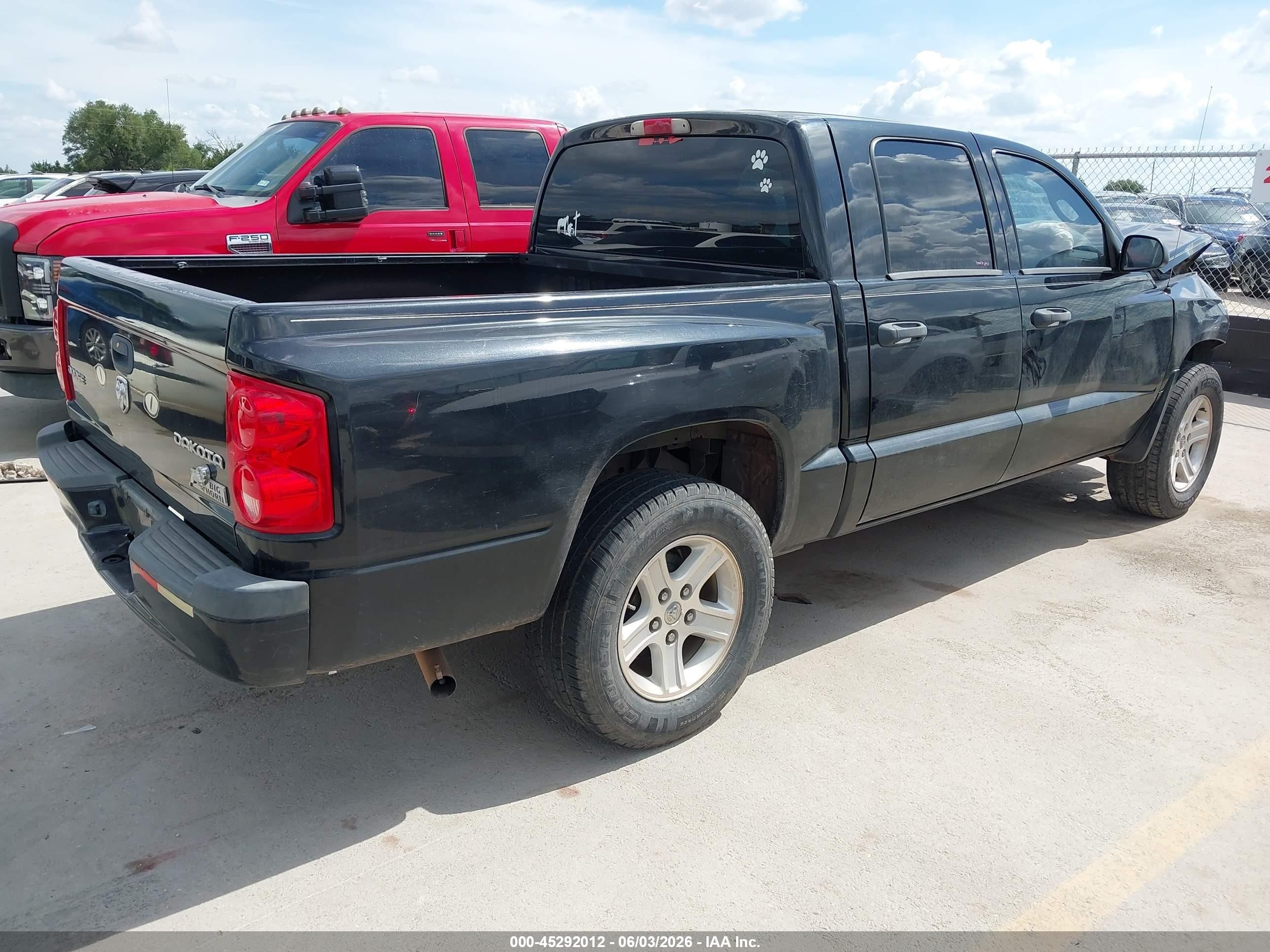 2010 Dodge Dakota Bighorn/lonestar Black vin: 1D7CE3GK4AS225377
