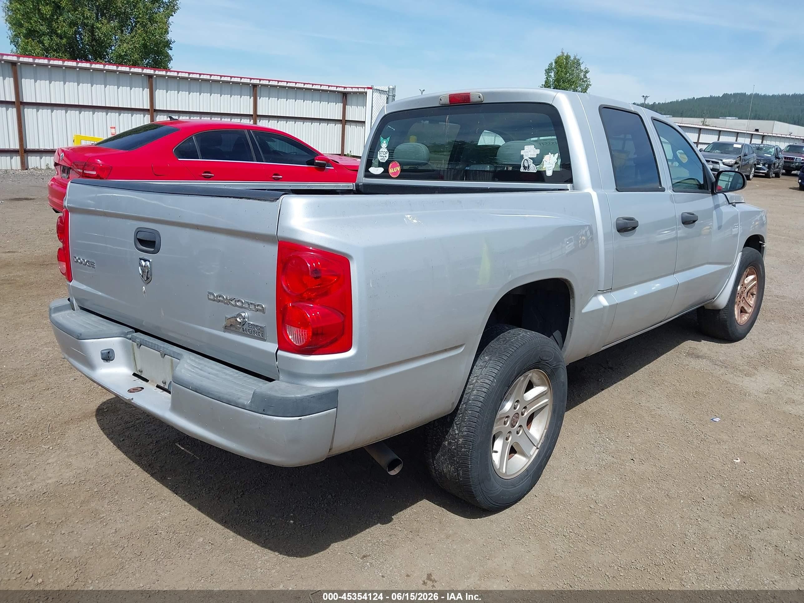 2010 Dodge Dakota Bighorn/lonestar Серебряный vin: 1D7CE3GK9AS172997
