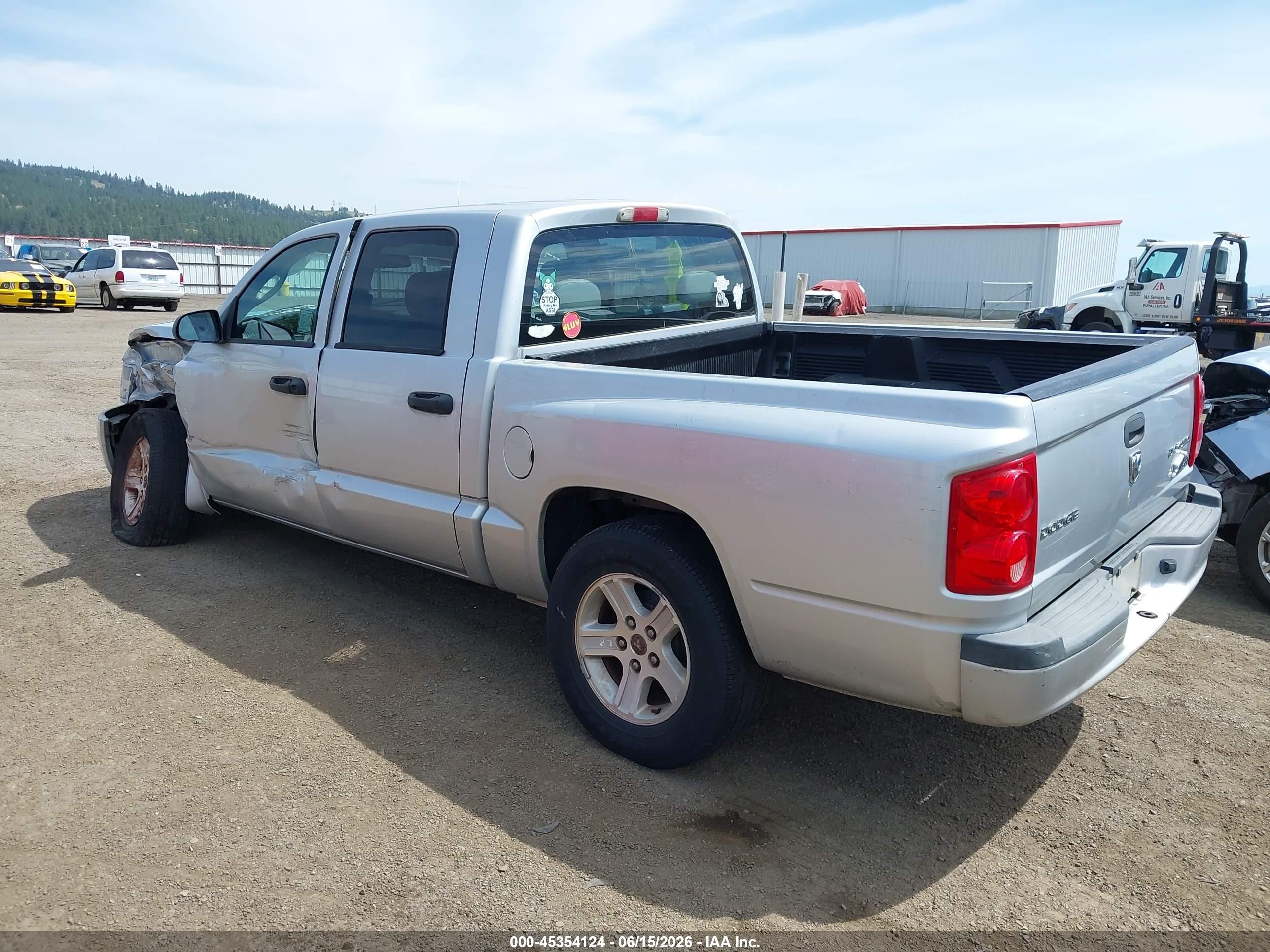 2010 Dodge Dakota Bighorn/lonestar Серебряный vin: 1D7CE3GK9AS172997