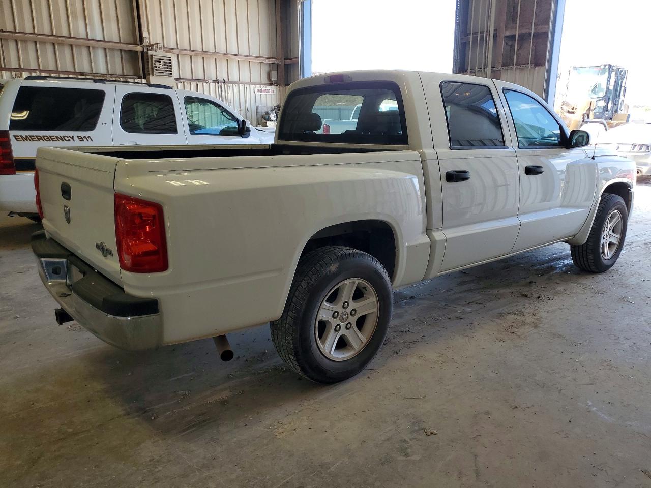 2010 Dodge Dakota Sxt White vin: 1D7CE3GKXAS202413