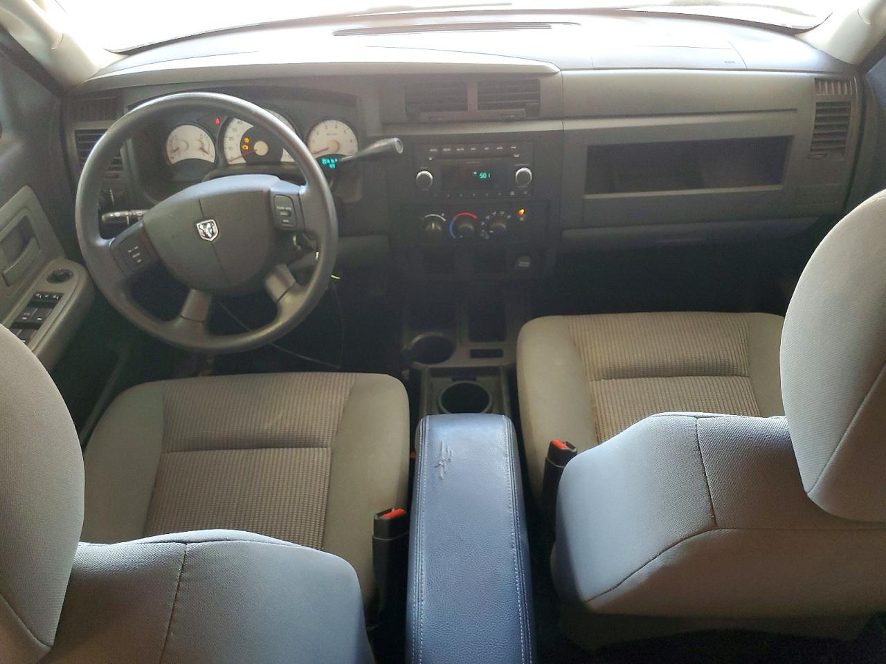 2010 Dodge Dakota Sxt White vin: 1D7CE3GKXAS202413