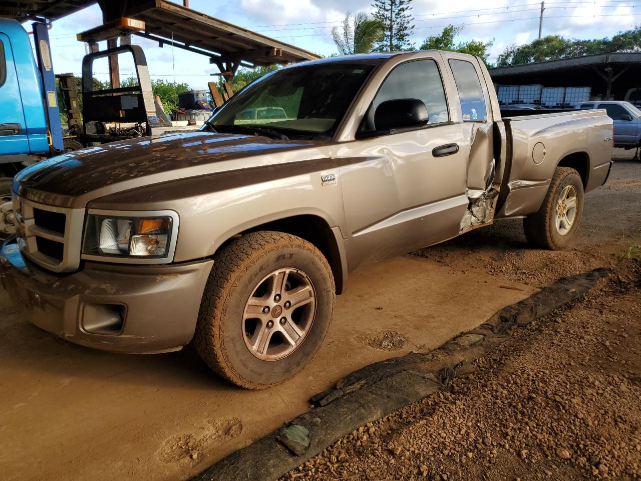 2010 Dodge Dakota Sxt Tan vin: 1D7CW3BP4AS131791